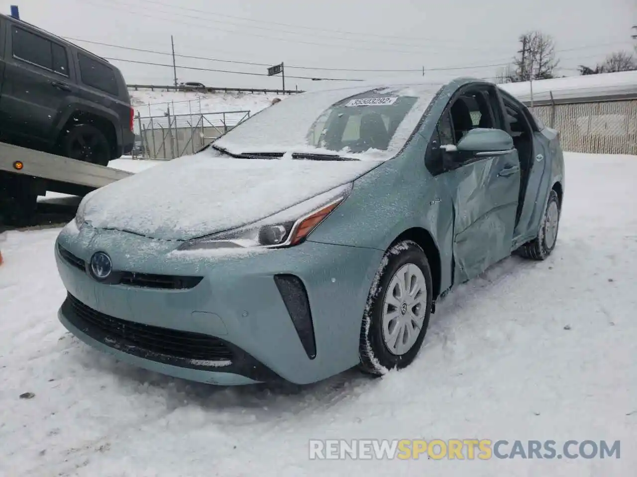 2 Photograph of a damaged car JTDKAMFU0M3138892 TOYOTA PRIUS 2021