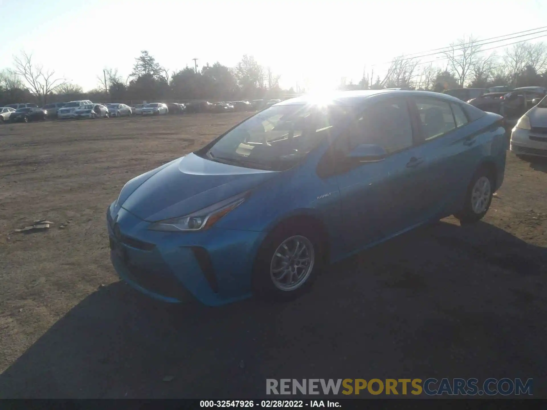 2 Photograph of a damaged car JTDKAMFU0M3143753 TOYOTA PRIUS 2021