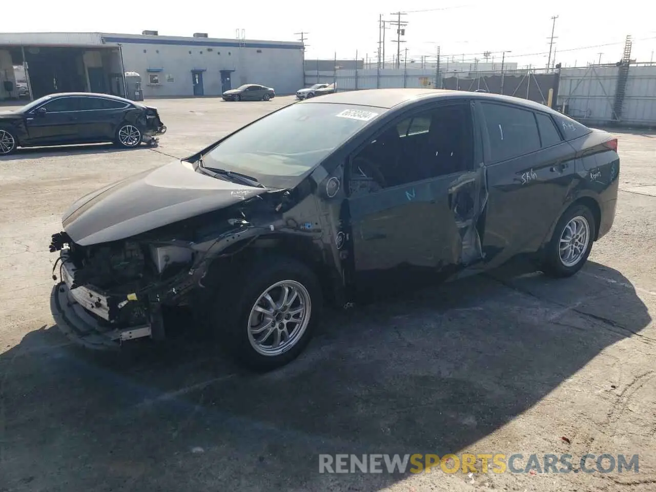 1 Photograph of a damaged car JTDKAMFU0M3144594 TOYOTA PRIUS 2021
