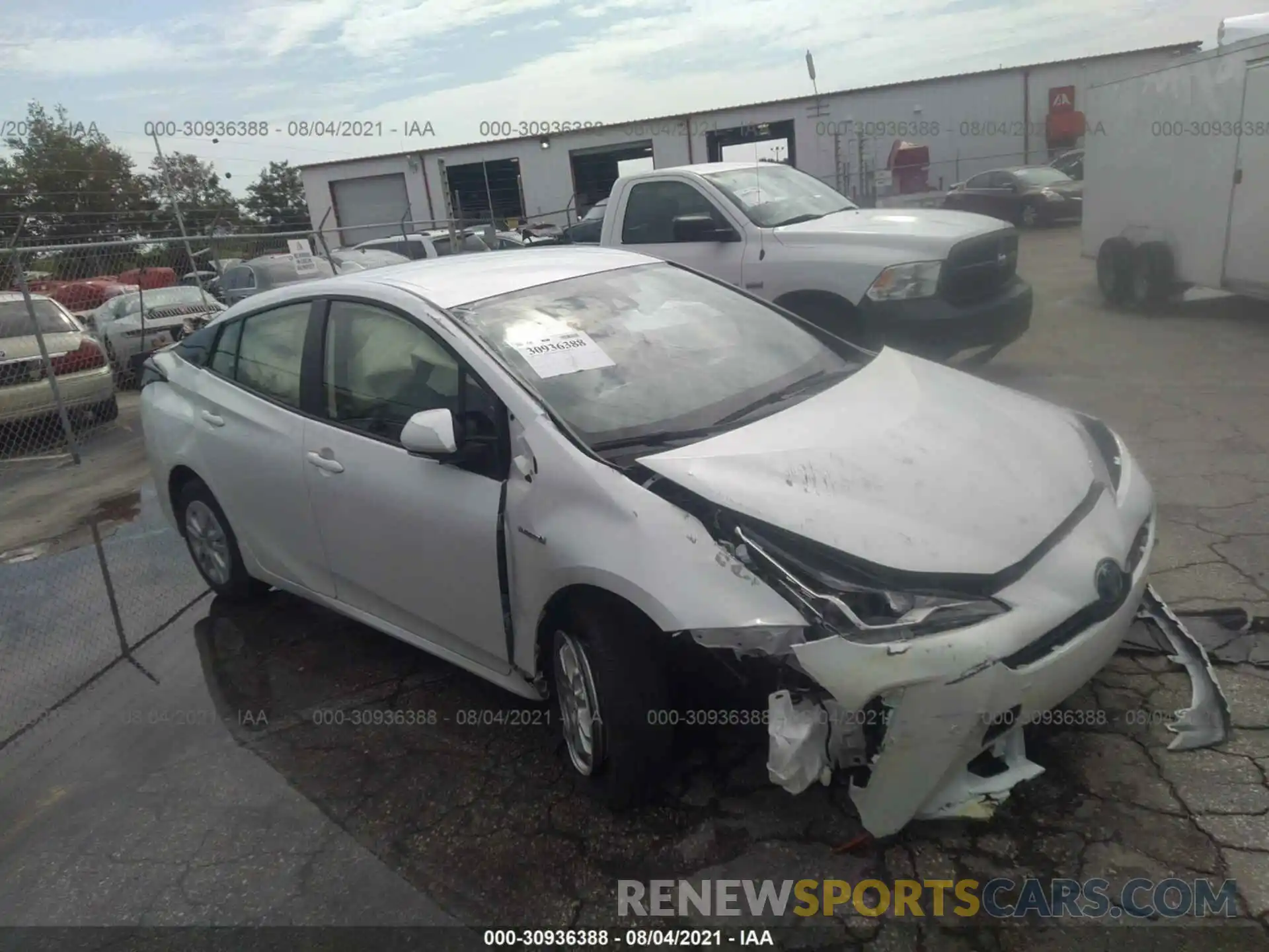 6 Photograph of a damaged car JTDKAMFU0M3145423 TOYOTA PRIUS 2021