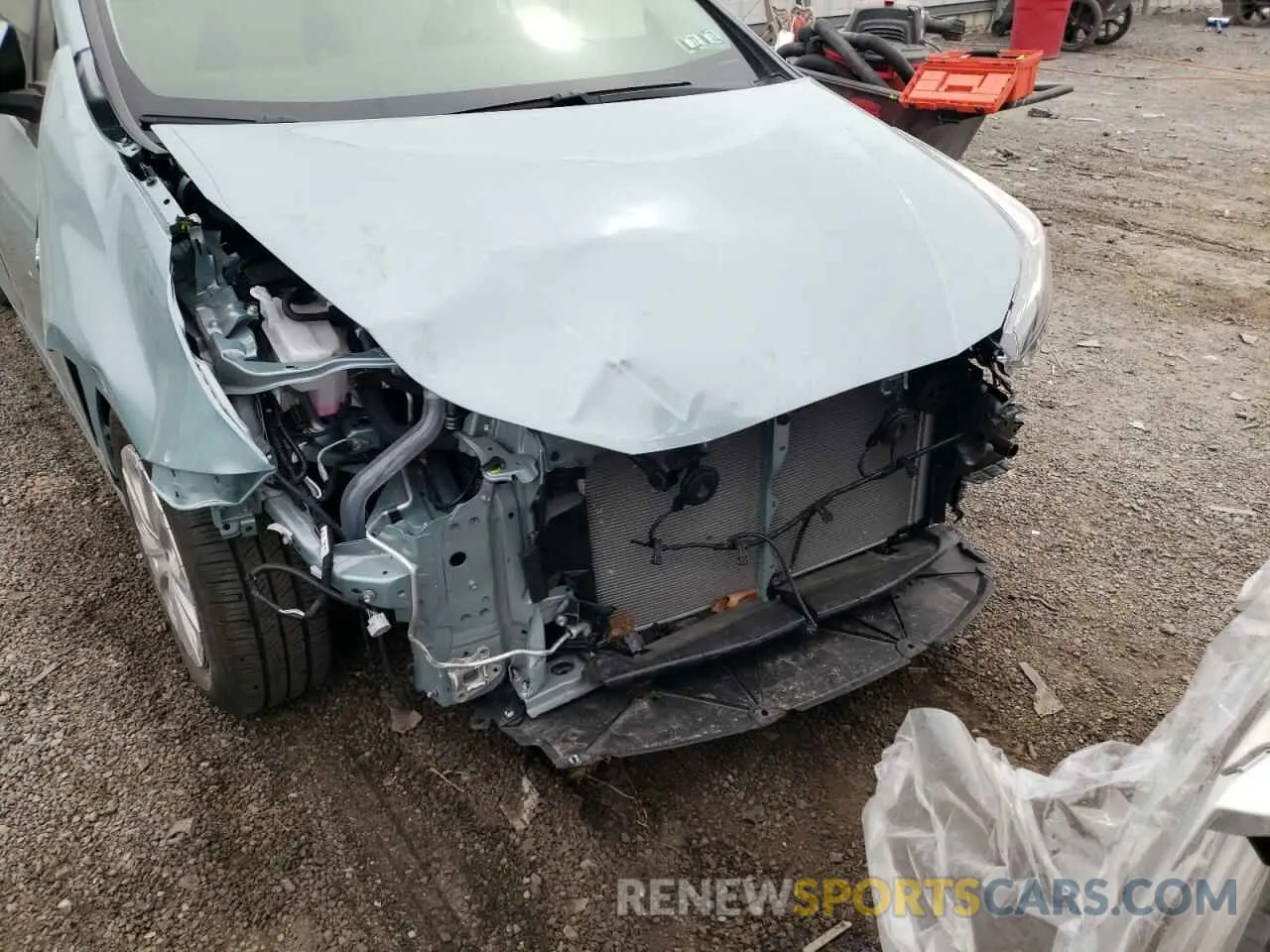 9 Photograph of a damaged car JTDKAMFU0M3147804 TOYOTA PRIUS 2021