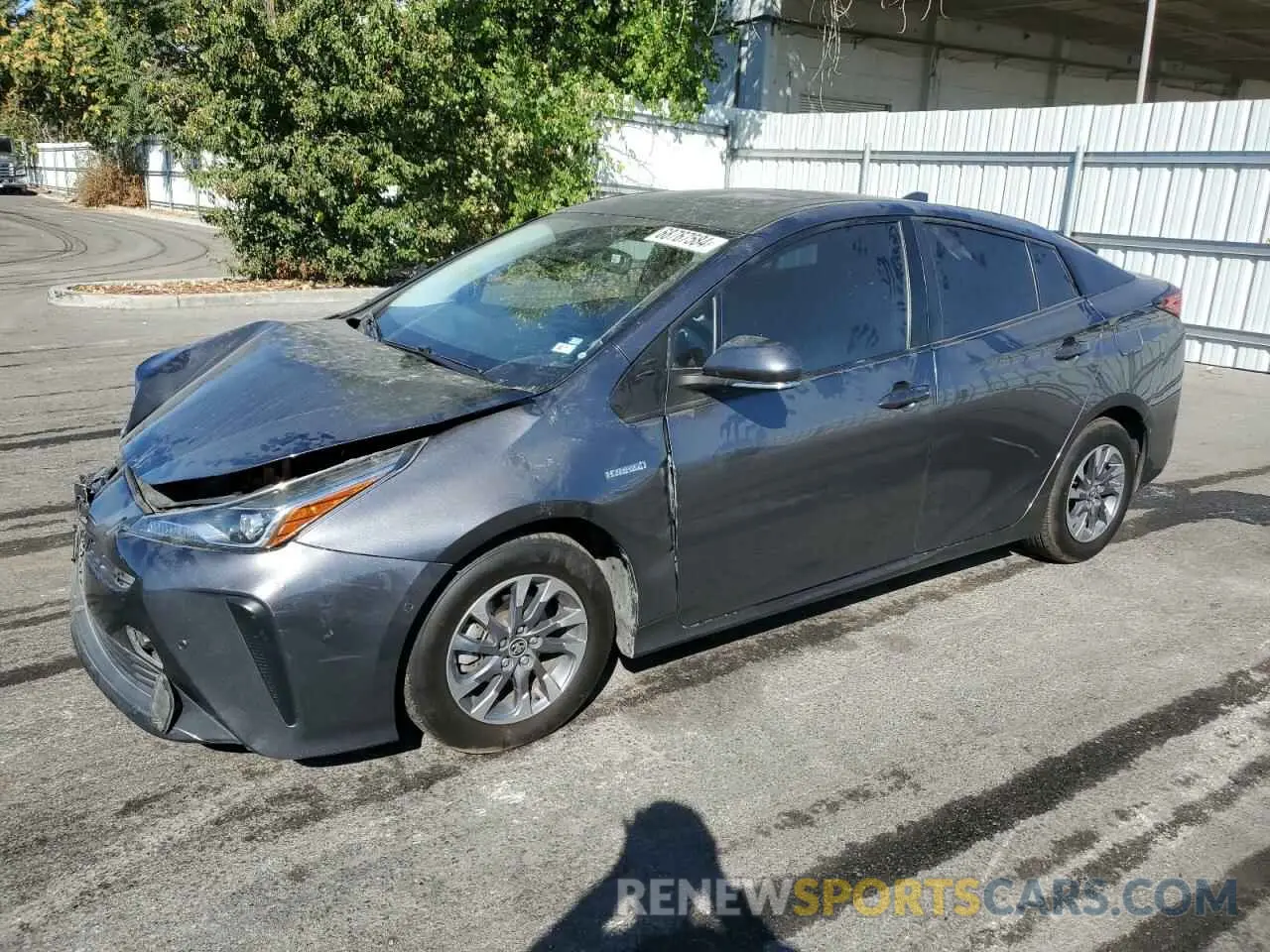 1 Photograph of a damaged car JTDKAMFU1M3126816 TOYOTA PRIUS 2021