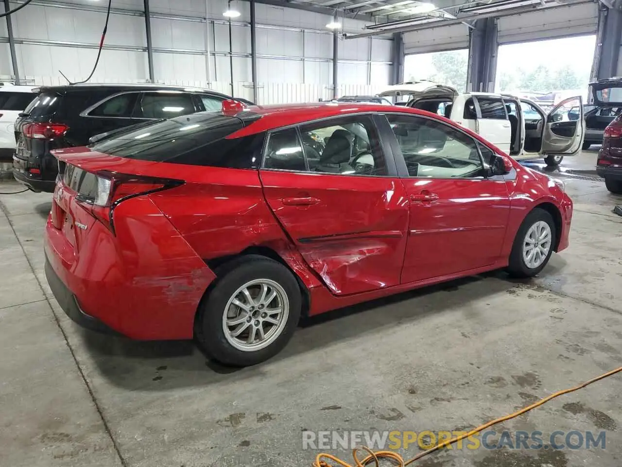 3 Photograph of a damaged car JTDKAMFU1M3131627 TOYOTA PRIUS 2021