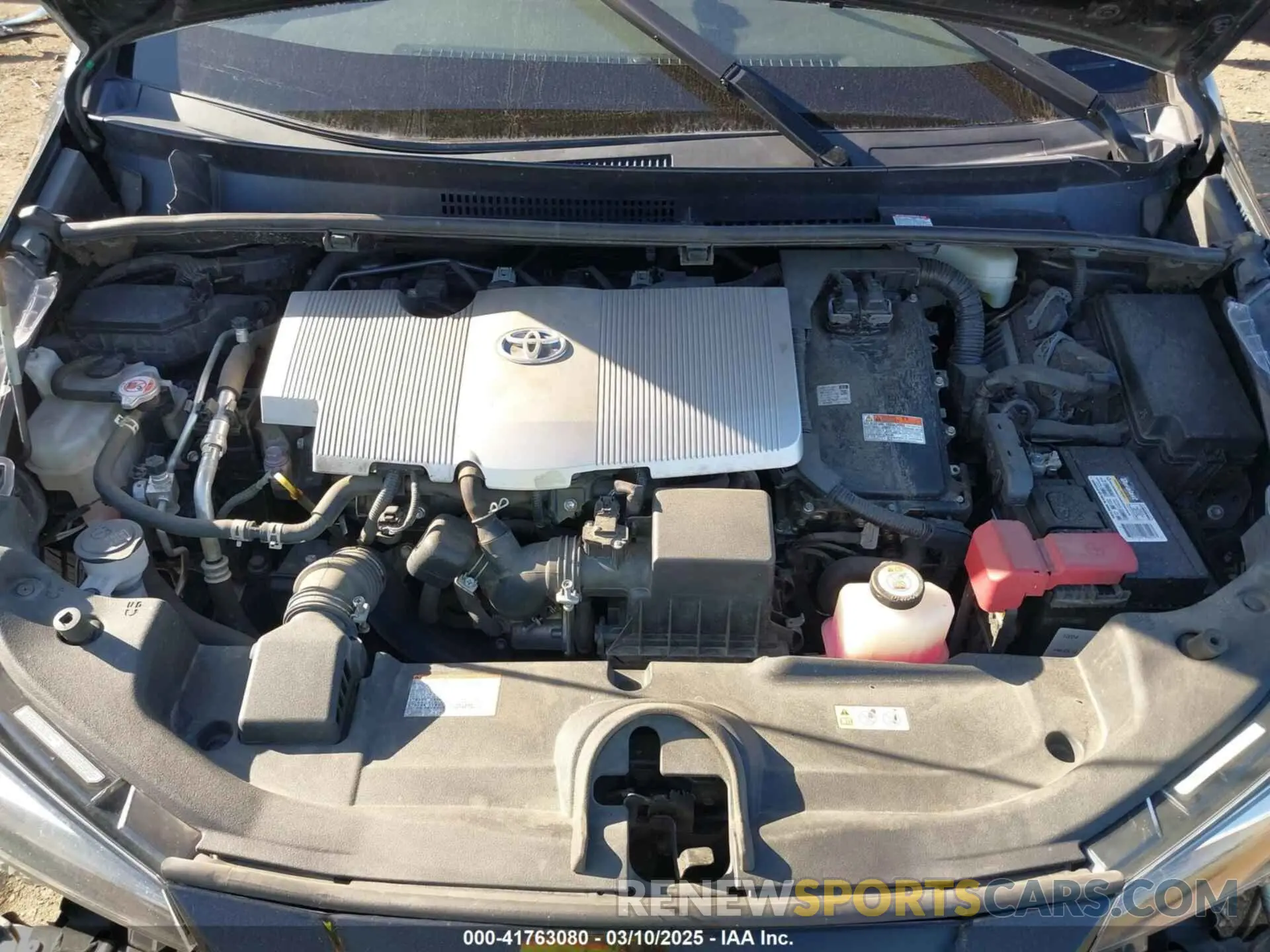 10 Photograph of a damaged car JTDKAMFU1M3134107 TOYOTA PRIUS 2021