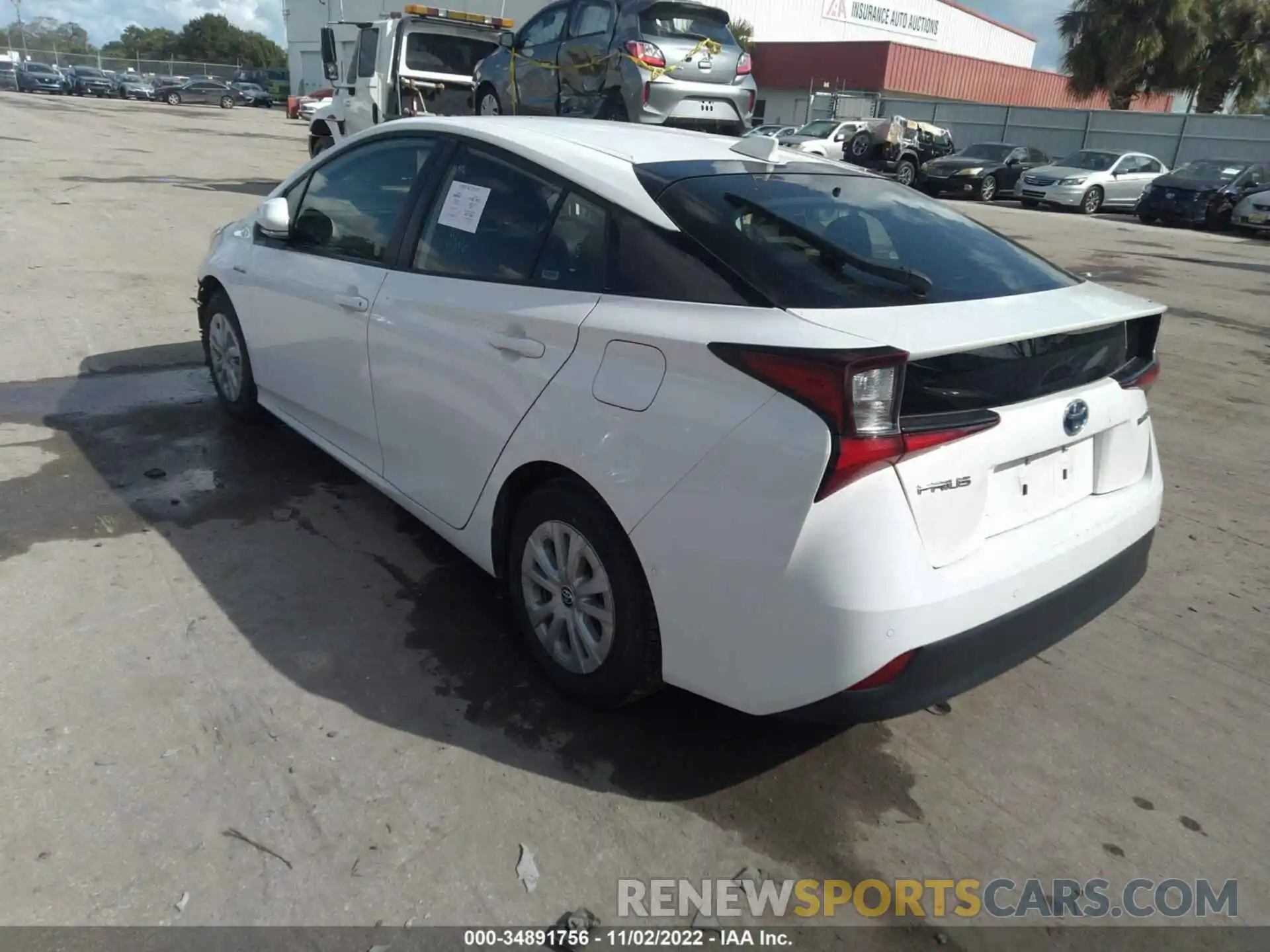 3 Photograph of a damaged car JTDKAMFU1M3149173 TOYOTA PRIUS 2021