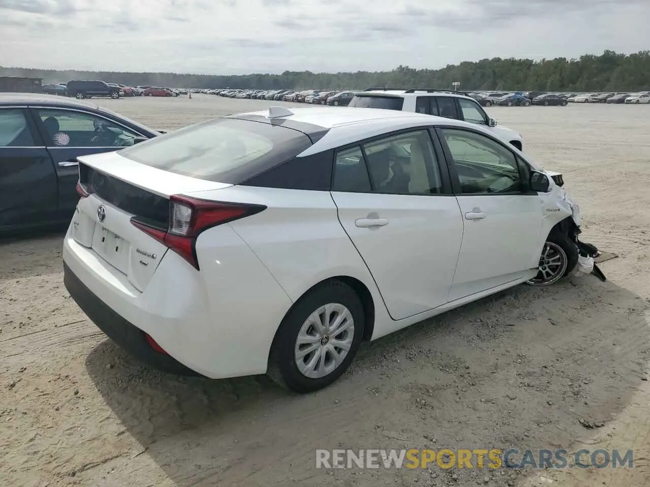 3 Photograph of a damaged car JTDKAMFU1M3151523 TOYOTA PRIUS 2021