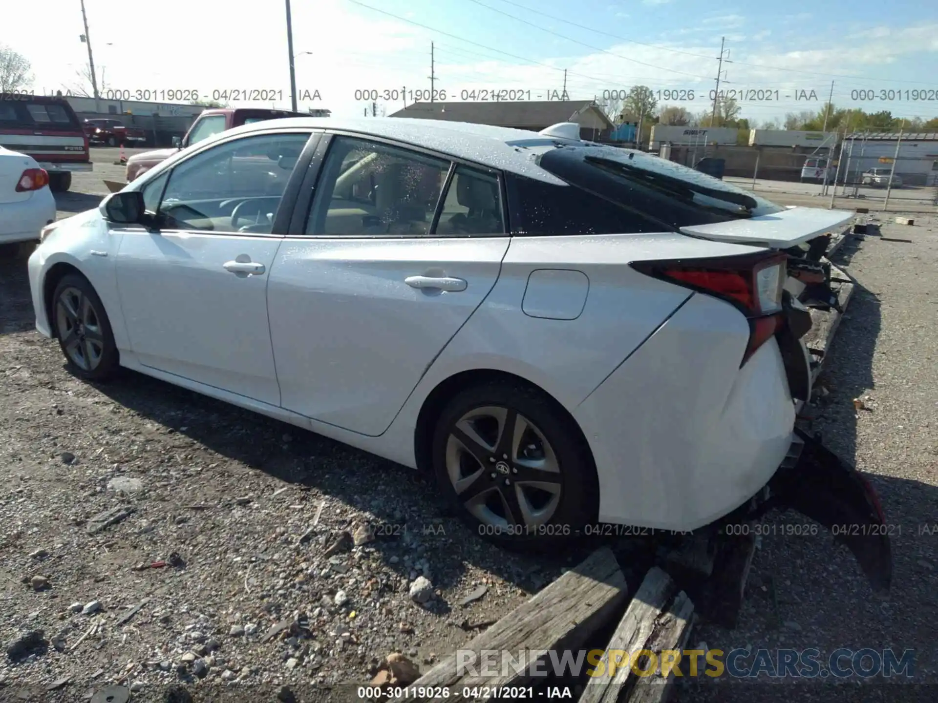 3 Photograph of a damaged car JTDKAMFU2M3127554 TOYOTA PRIUS 2021