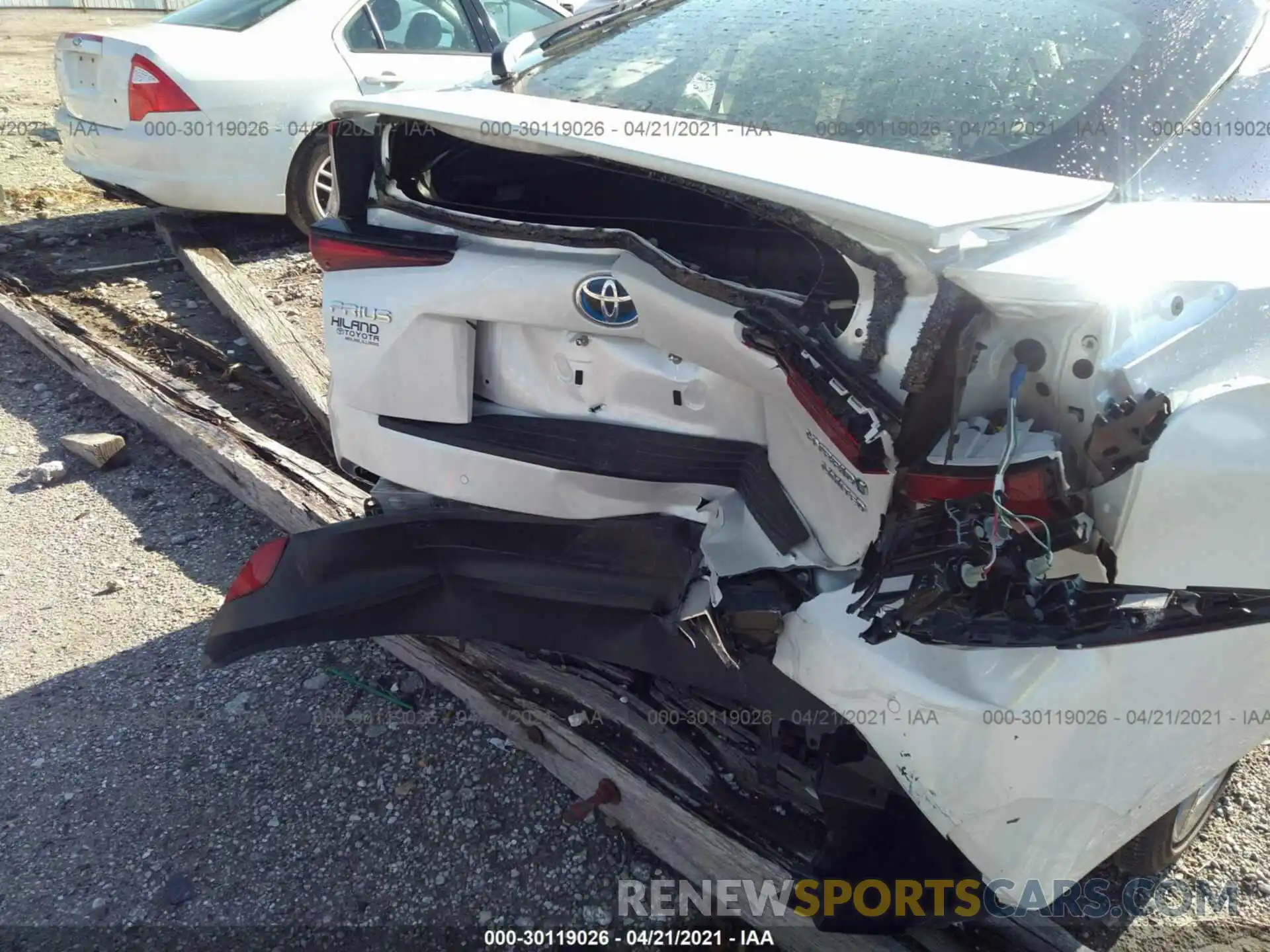 6 Photograph of a damaged car JTDKAMFU2M3127554 TOYOTA PRIUS 2021