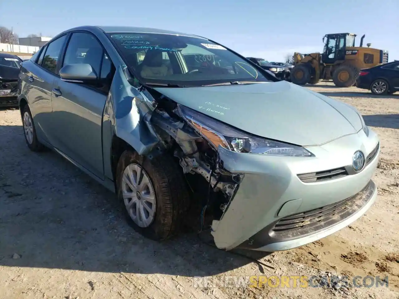 1 Photograph of a damaged car JTDKAMFU2M3129515 TOYOTA PRIUS 2021