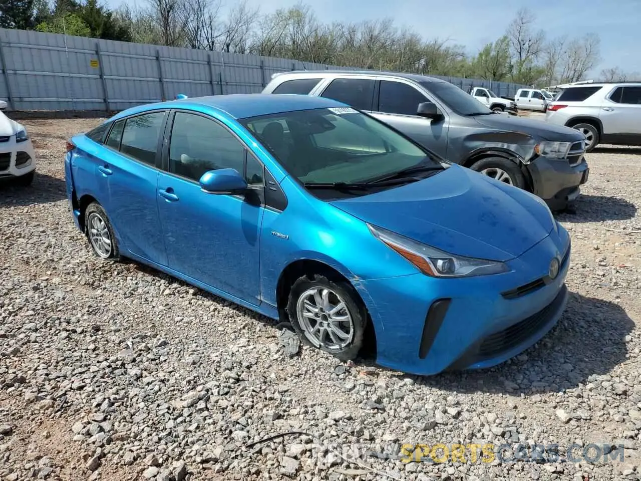 4 Photograph of a damaged car JTDKAMFU2M3131233 TOYOTA PRIUS 2021