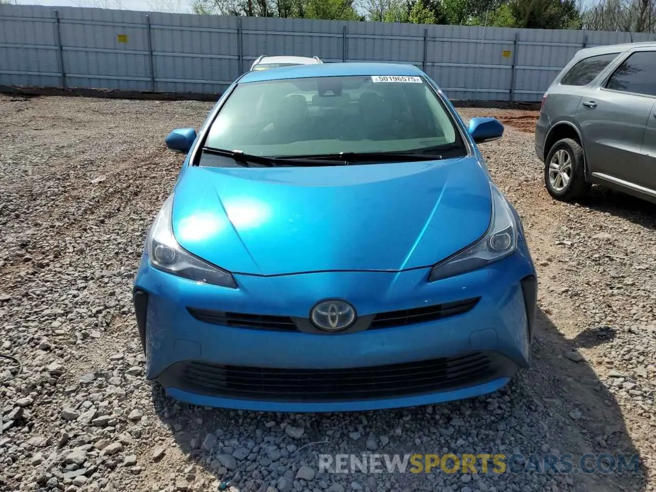 5 Photograph of a damaged car JTDKAMFU2M3131233 TOYOTA PRIUS 2021