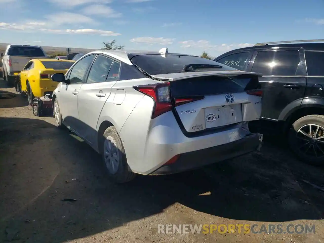 3 Photograph of a damaged car JTDKAMFU2M3135542 TOYOTA PRIUS 2021