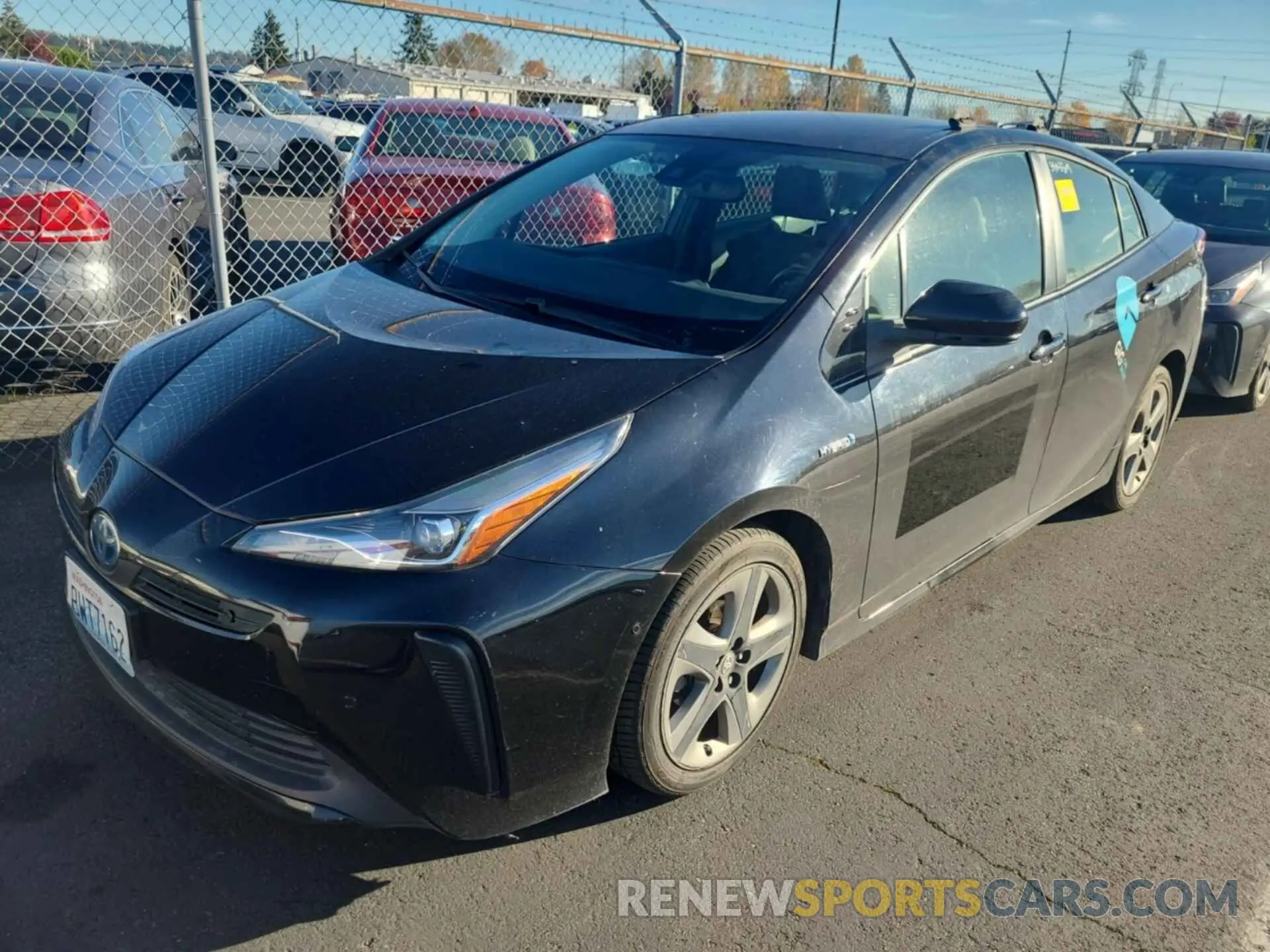 1 Photograph of a damaged car JTDKAMFU2M3136335 TOYOTA PRIUS 2021
