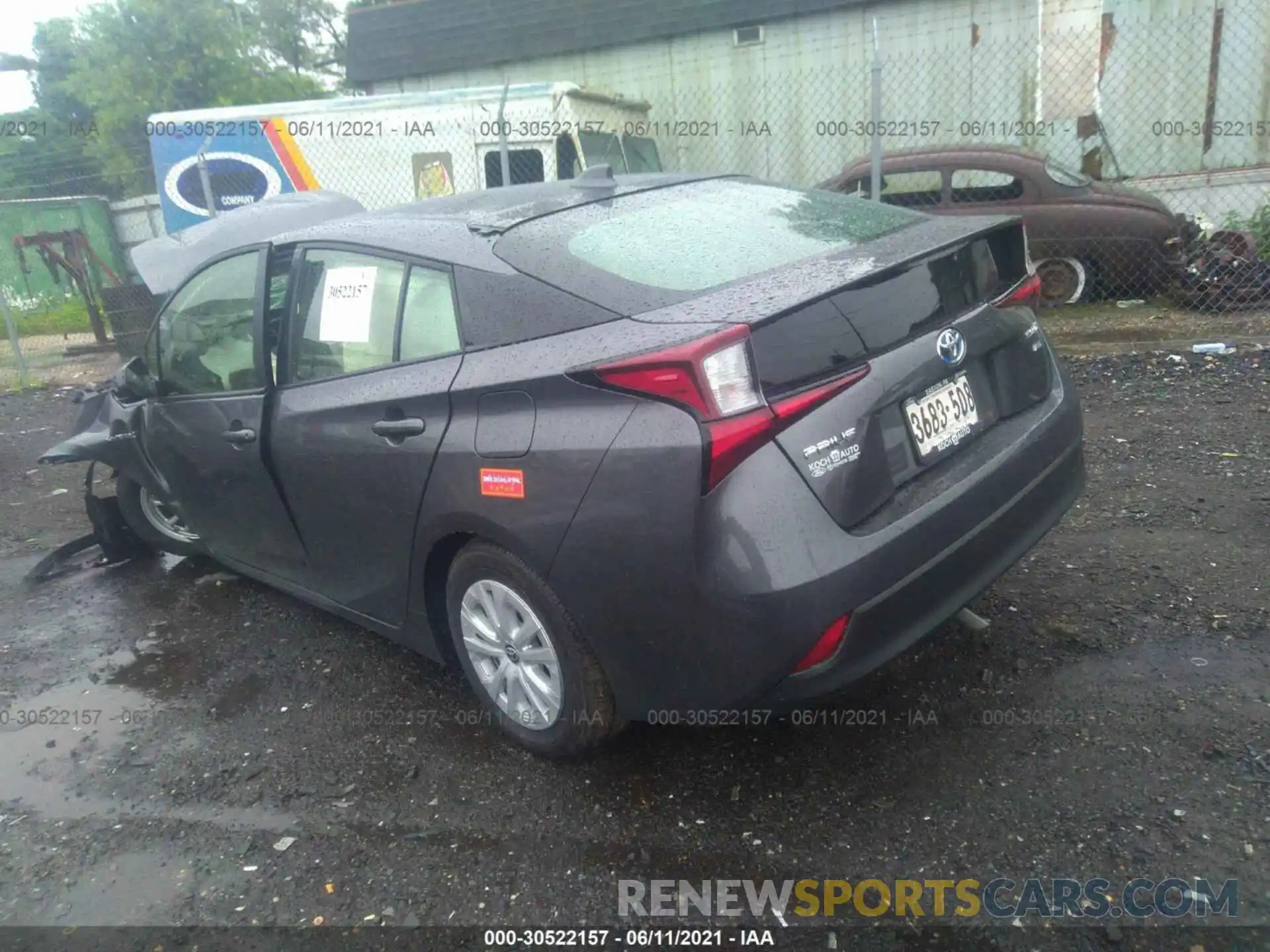 3 Photograph of a damaged car JTDKAMFU2M3146962 TOYOTA PRIUS 2021