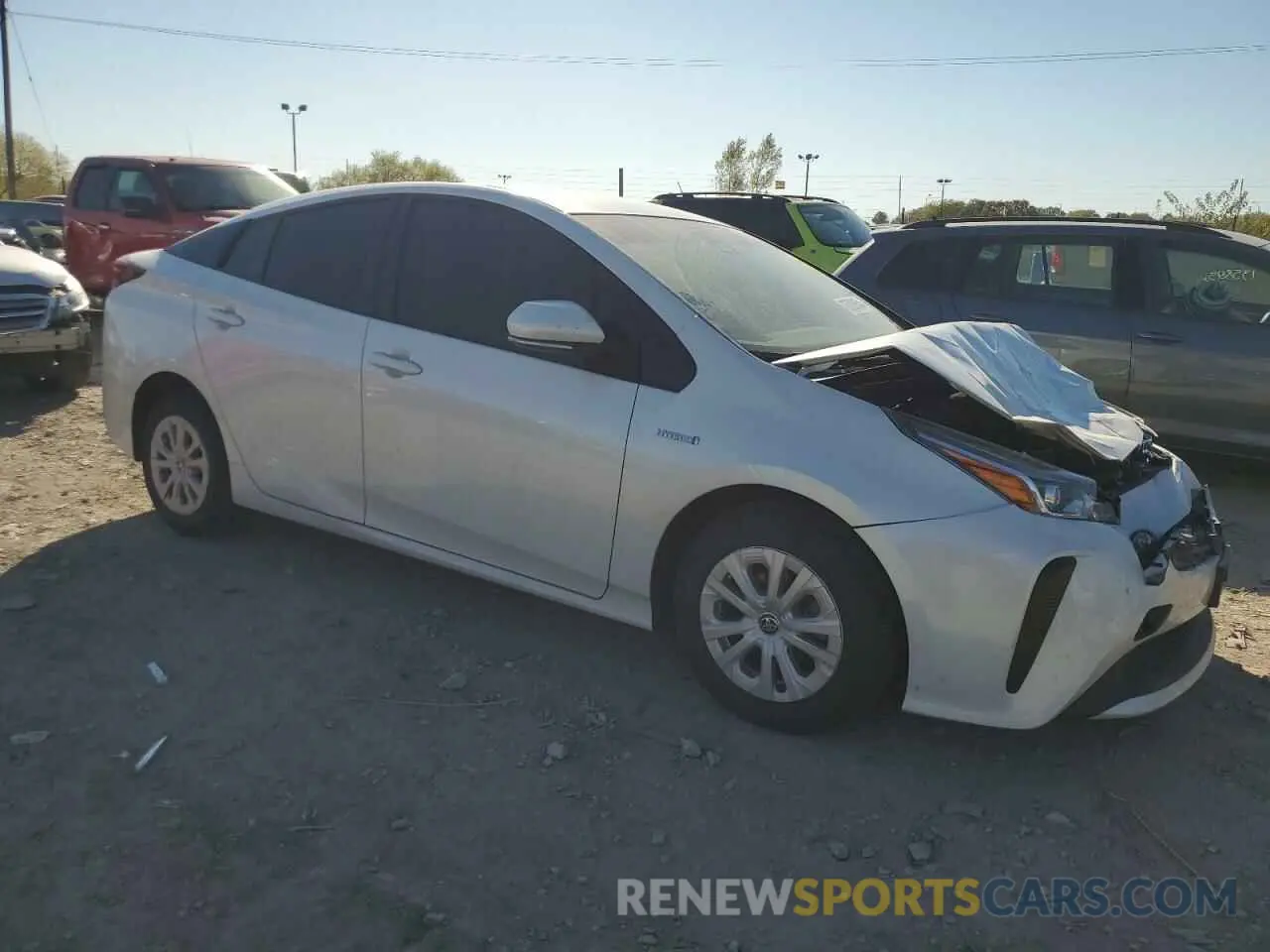 4 Photograph of a damaged car JTDKAMFU2M3147061 TOYOTA PRIUS 2021