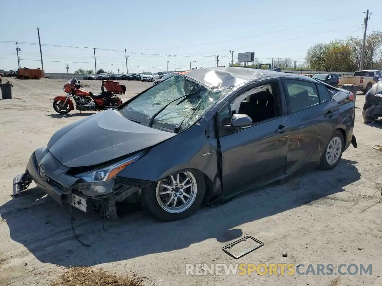 1 Photograph of a damaged car JTDKAMFU2M3147965 TOYOTA PRIUS 2021