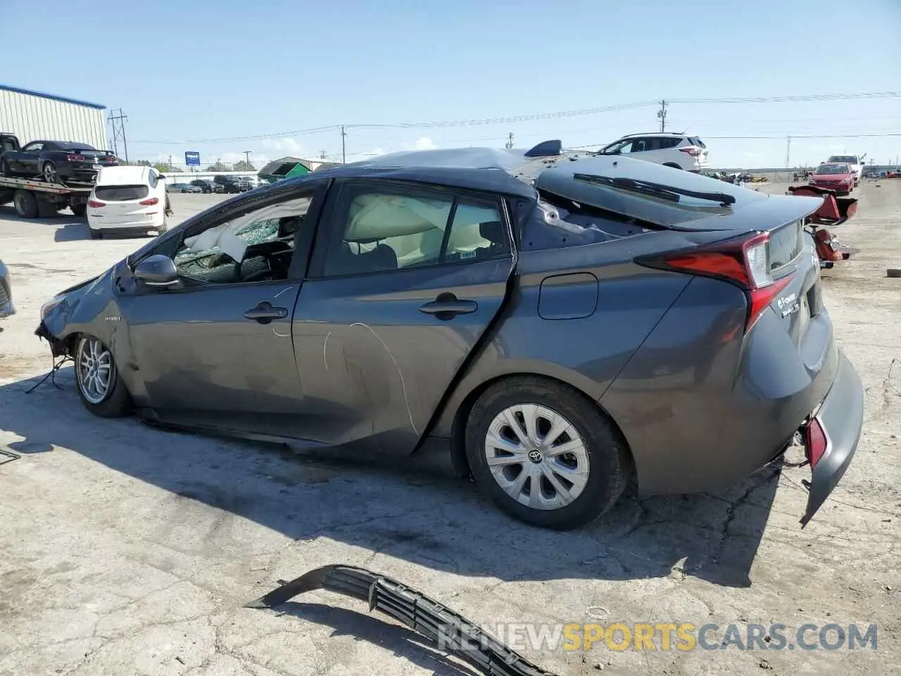 2 Photograph of a damaged car JTDKAMFU2M3147965 TOYOTA PRIUS 2021