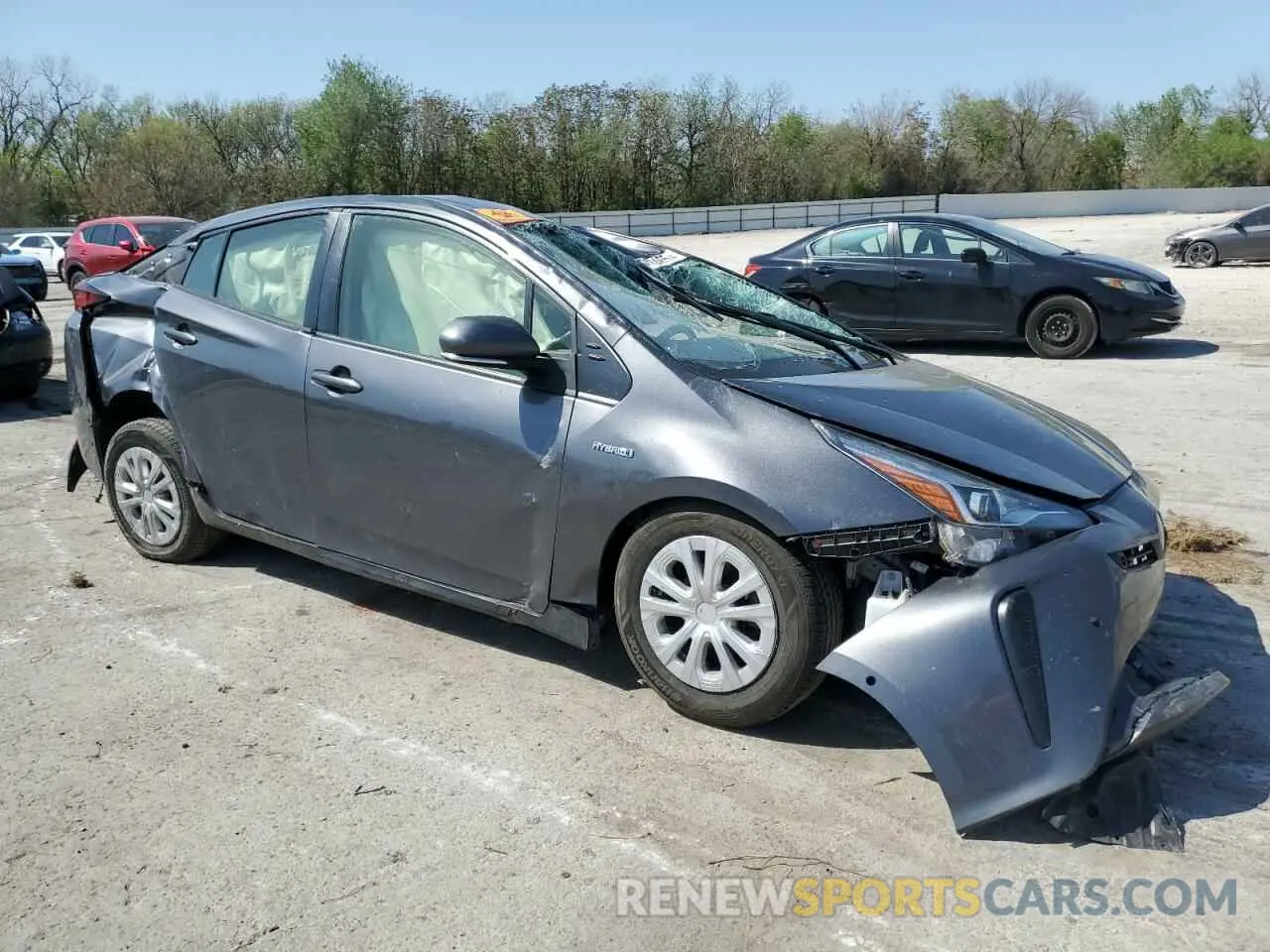 4 Photograph of a damaged car JTDKAMFU2M3147965 TOYOTA PRIUS 2021