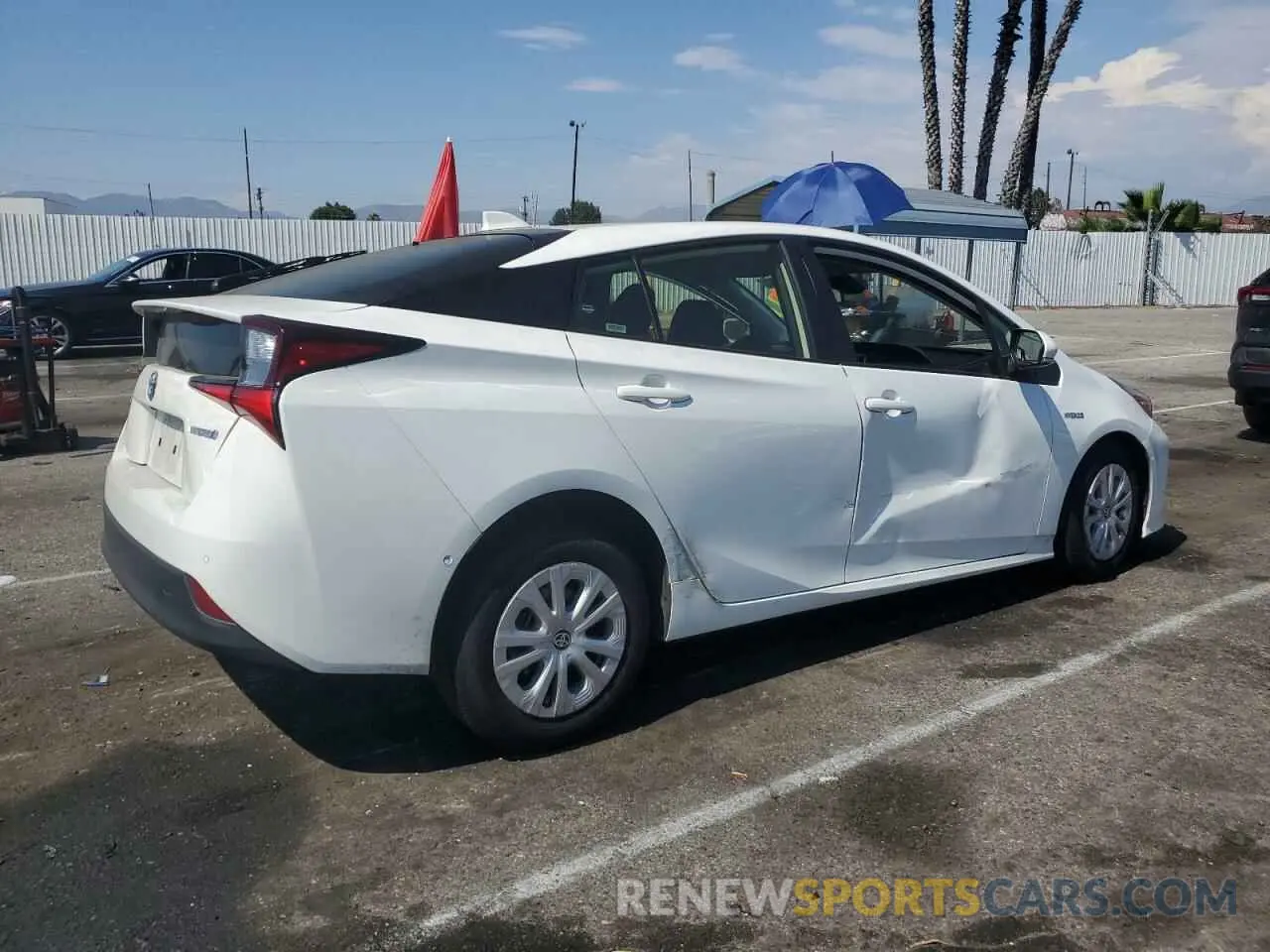 3 Photograph of a damaged car JTDKAMFU2M3149411 TOYOTA PRIUS 2021