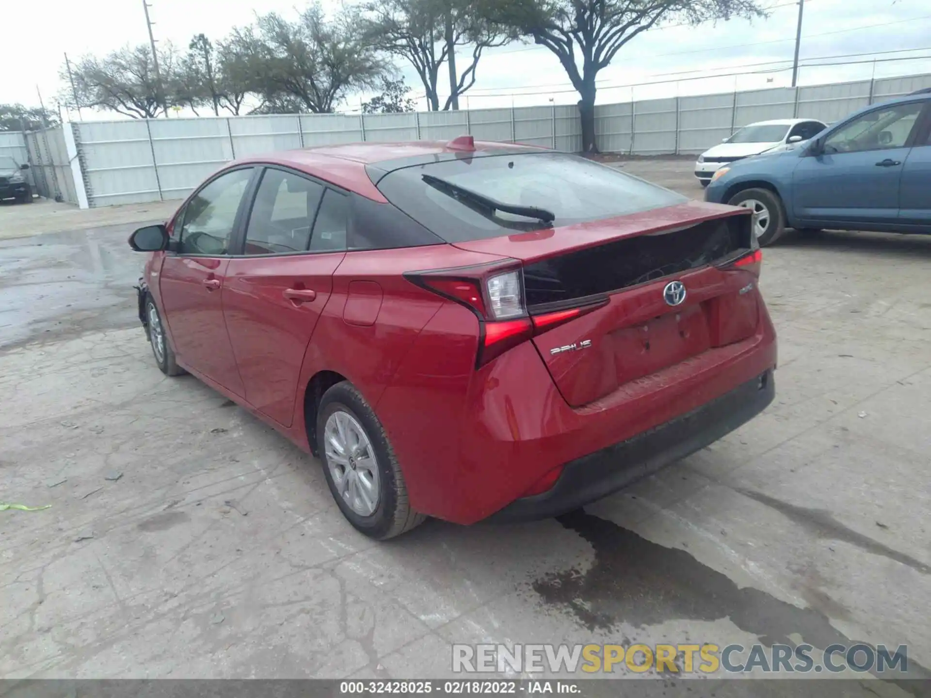 3 Photograph of a damaged car JTDKAMFU2M3152423 TOYOTA PRIUS 2021