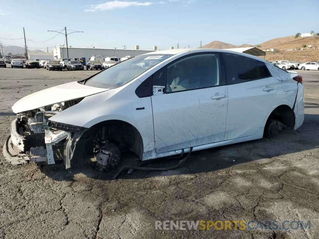 1 Photograph of a damaged car JTDKAMFU3M3128003 TOYOTA PRIUS 2021