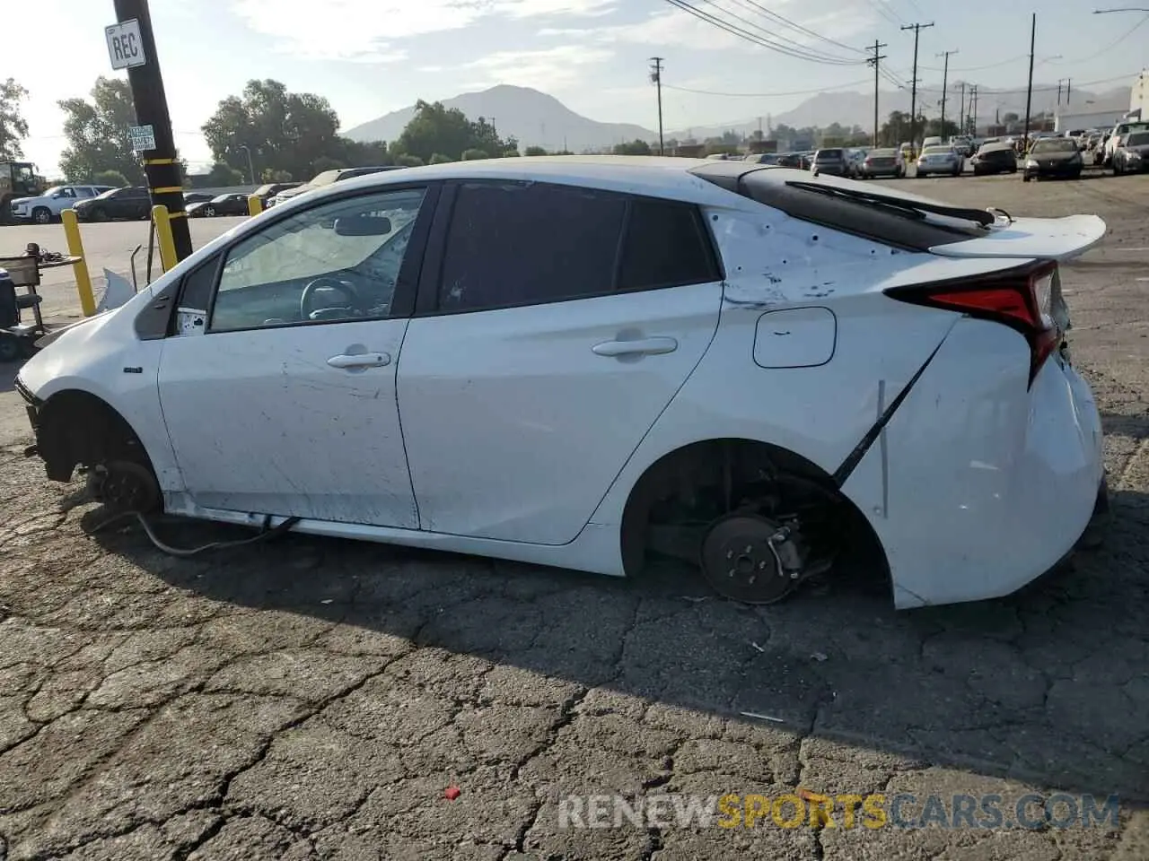 2 Photograph of a damaged car JTDKAMFU3M3128003 TOYOTA PRIUS 2021