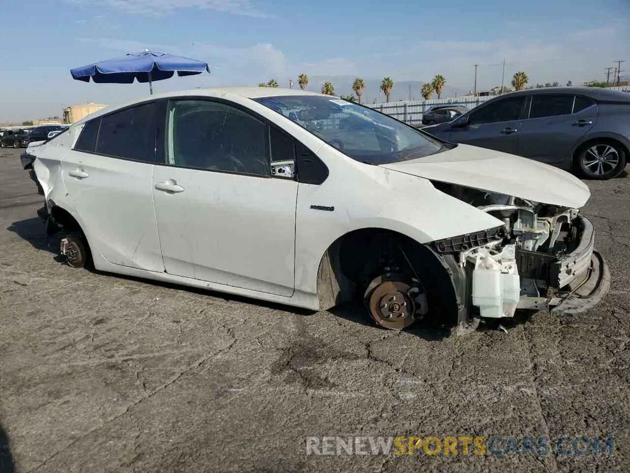 4 Photograph of a damaged car JTDKAMFU3M3128003 TOYOTA PRIUS 2021