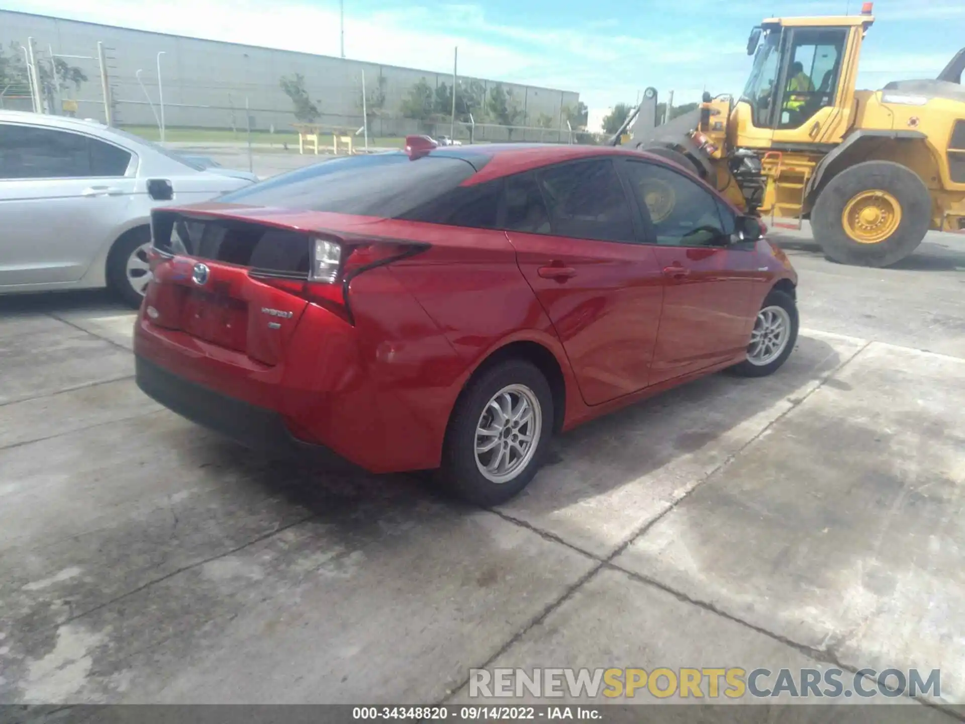 4 Photograph of a damaged car JTDKAMFU3M3128695 TOYOTA PRIUS 2021