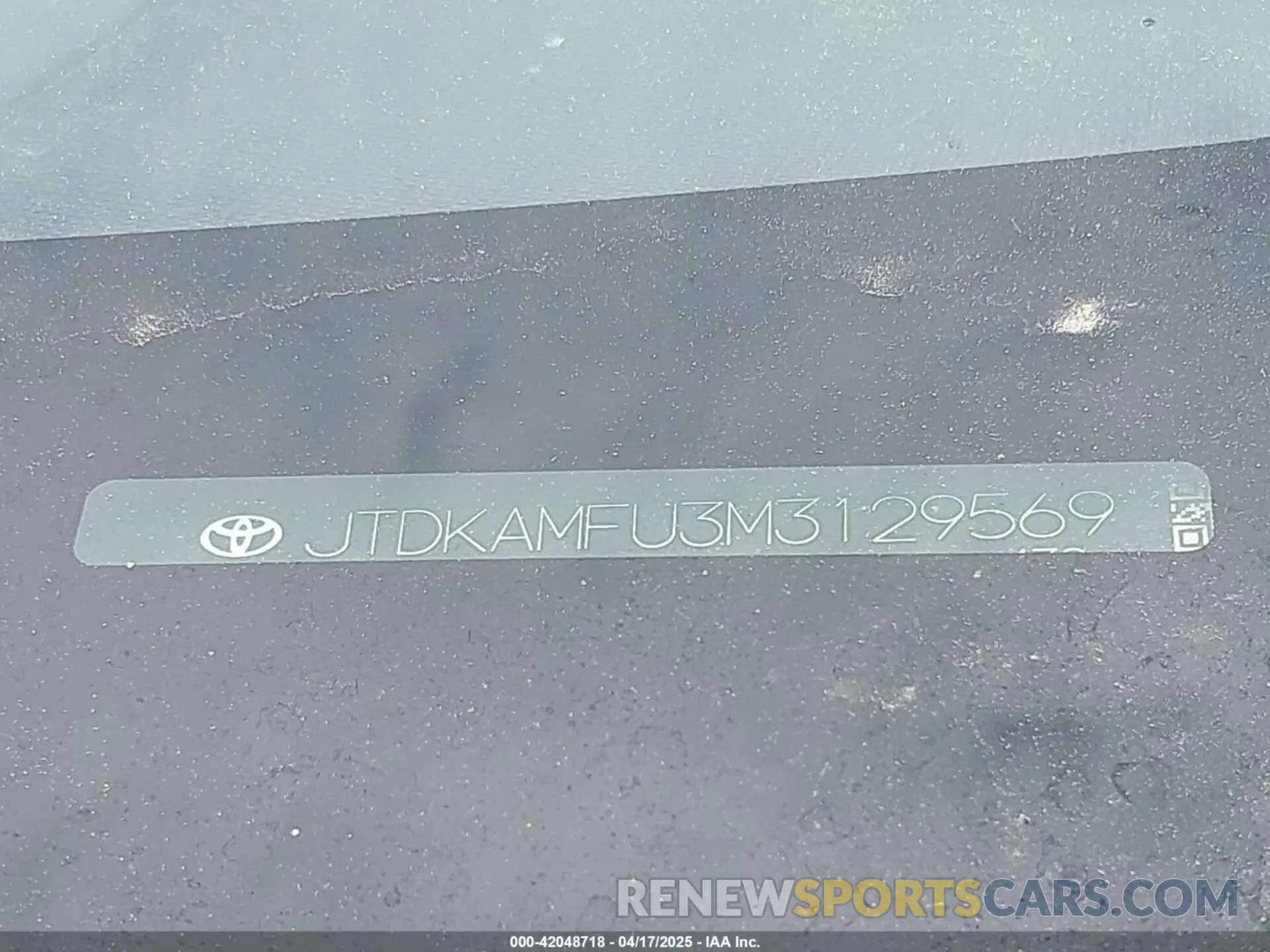 9 Photograph of a damaged car JTDKAMFU3M3129569 TOYOTA PRIUS 2021