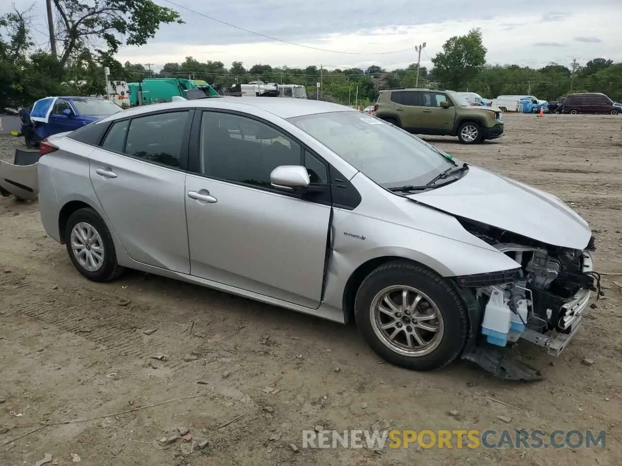 4 Photograph of a damaged car JTDKAMFU3M3133024 TOYOTA PRIUS 2021