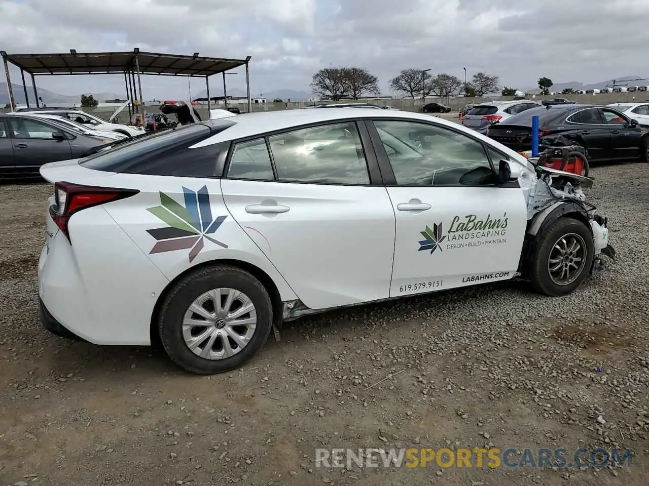 3 Photograph of a damaged car JTDKAMFU3M3139888 TOYOTA PRIUS 2021