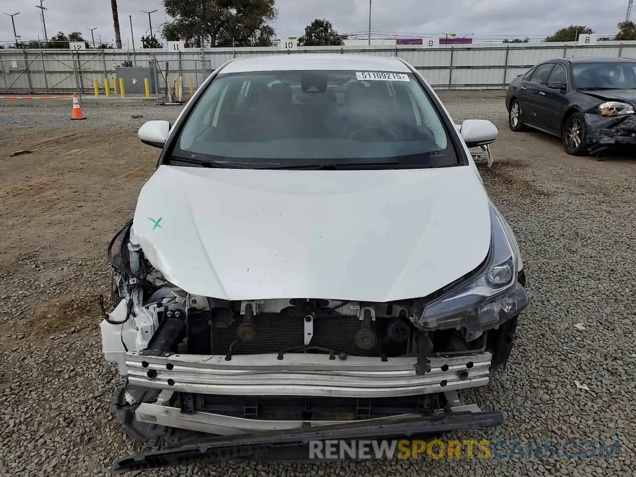 5 Photograph of a damaged car JTDKAMFU3M3139888 TOYOTA PRIUS 2021