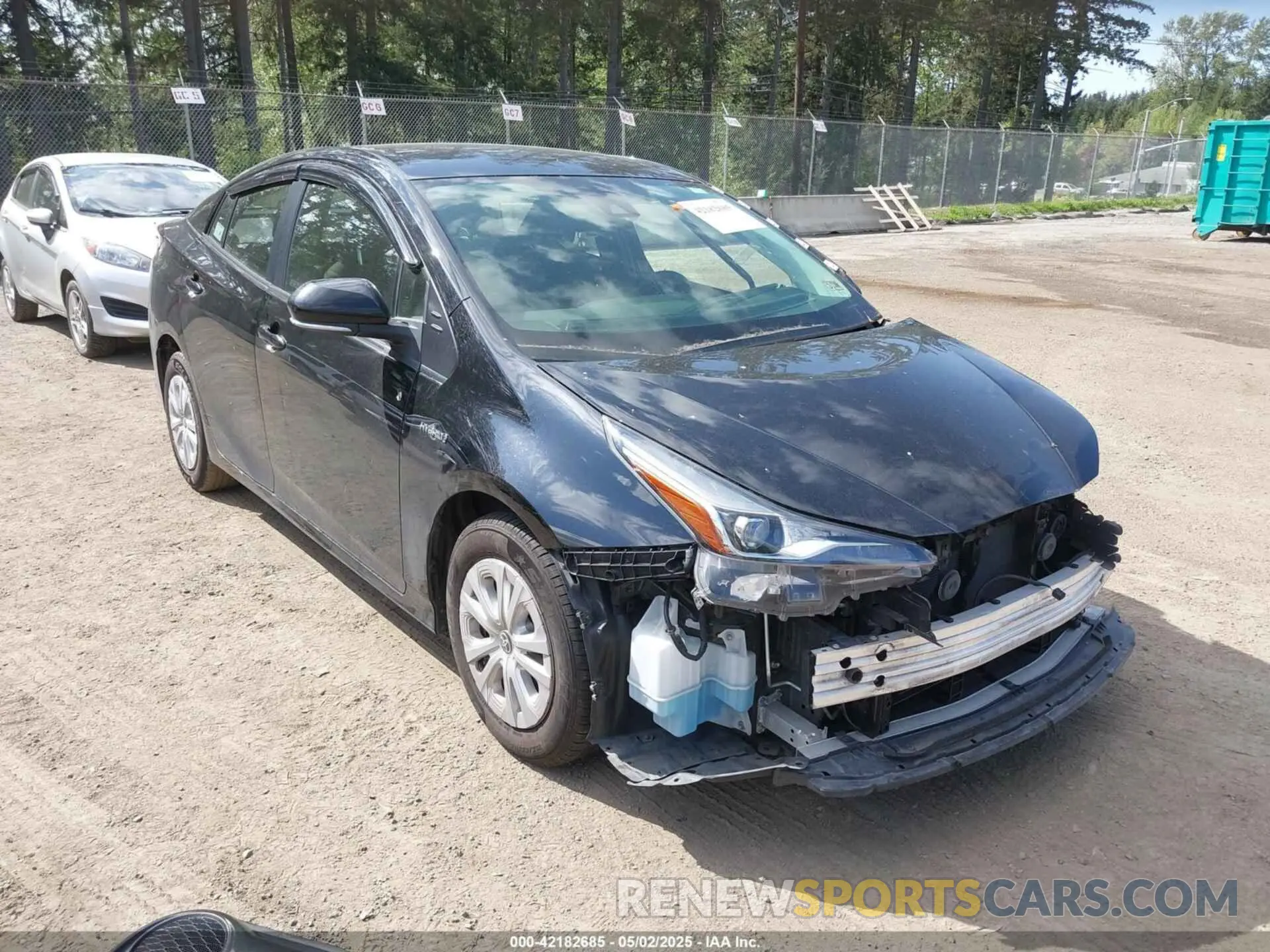 1 Photograph of a damaged car JTDKAMFU3M3140233 TOYOTA PRIUS 2021
