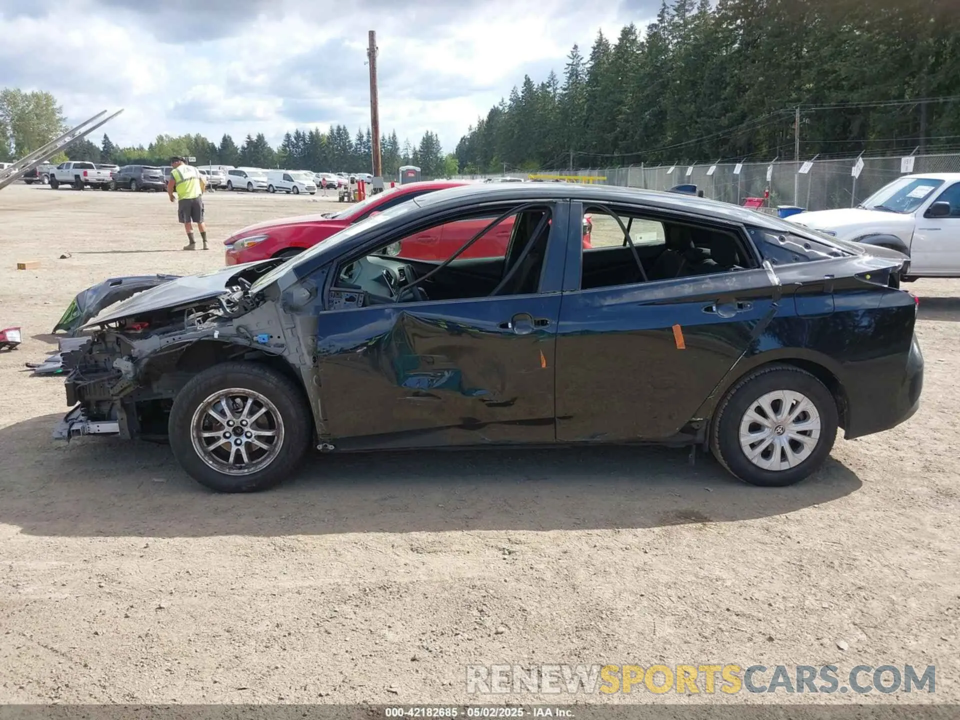 6 Photograph of a damaged car JTDKAMFU3M3140233 TOYOTA PRIUS 2021