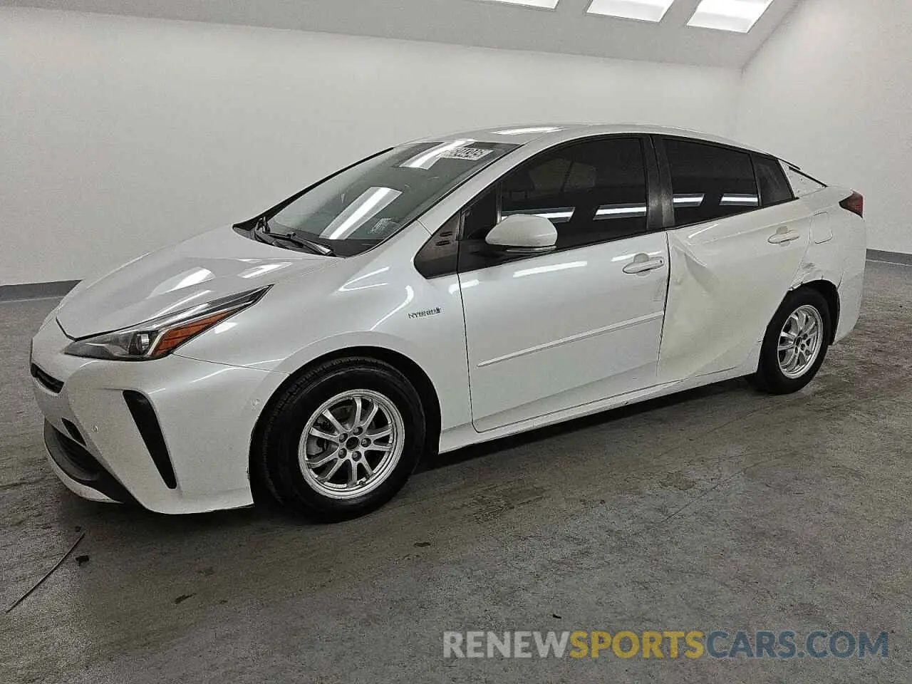 1 Photograph of a damaged car JTDKAMFU3M3141253 TOYOTA PRIUS 2021