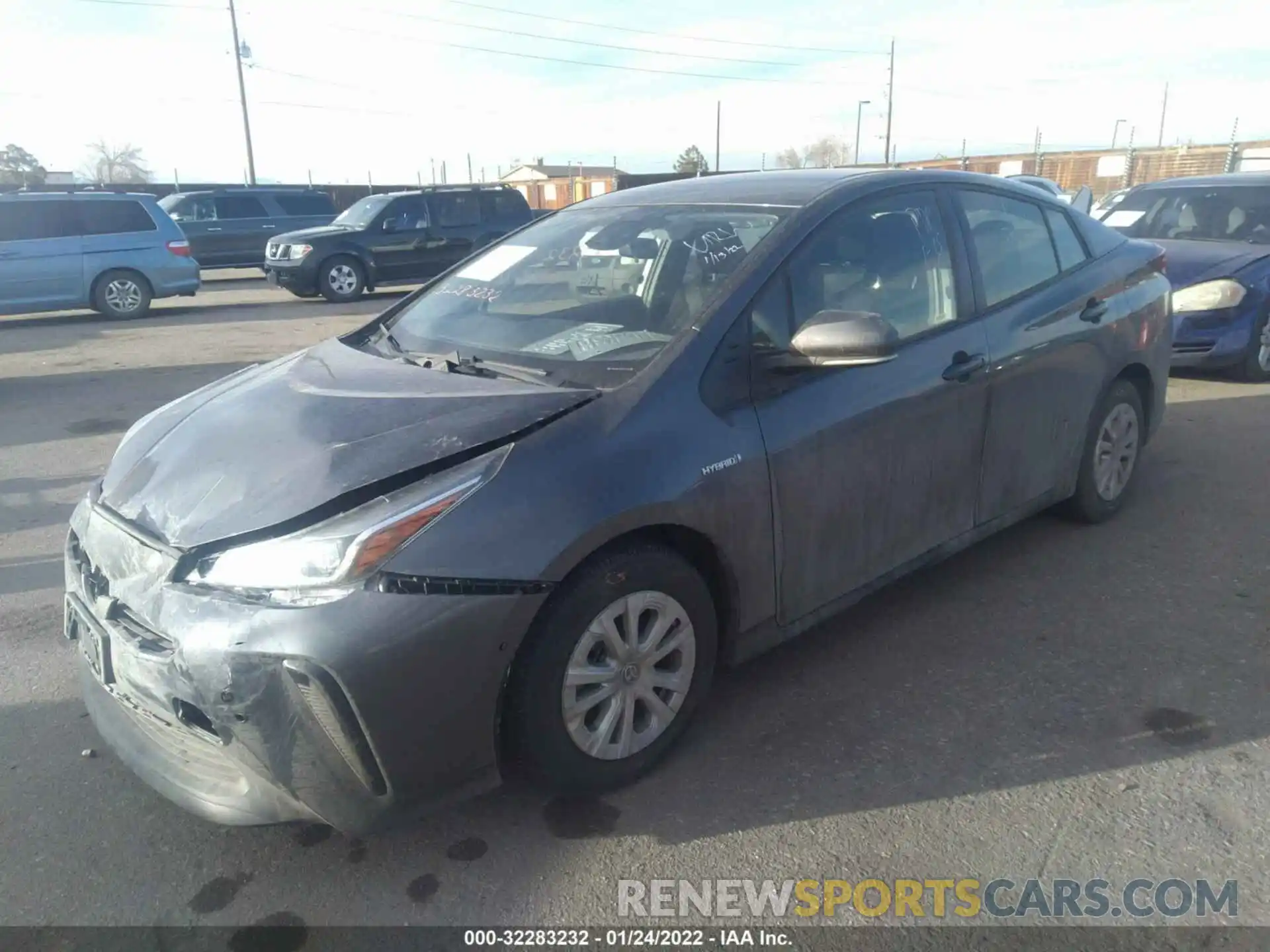 2 Photograph of a damaged car JTDKAMFU3M3151734 TOYOTA PRIUS 2021