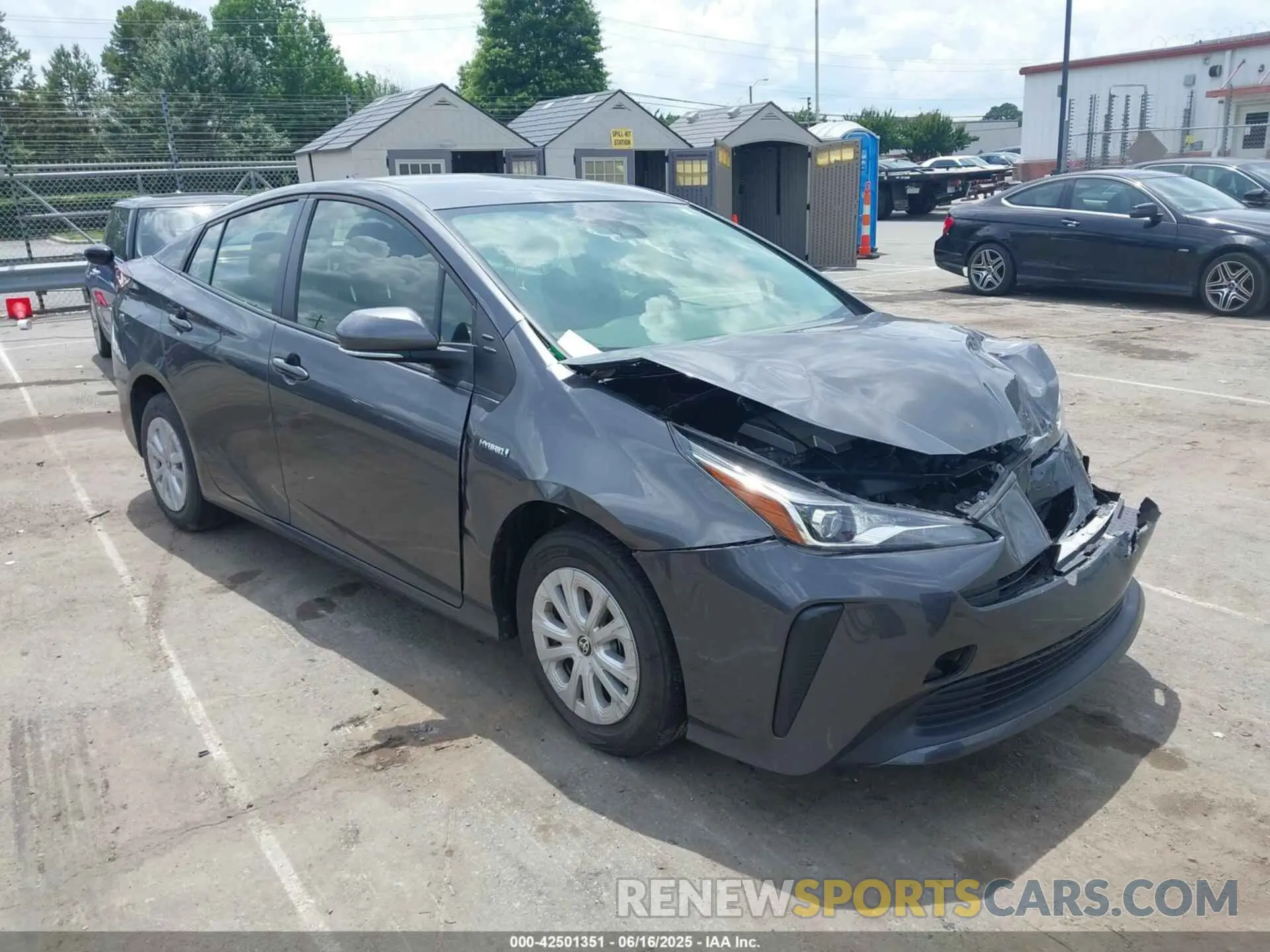 1 Photograph of a damaged car JTDKAMFU3M3152785 TOYOTA PRIUS 2021