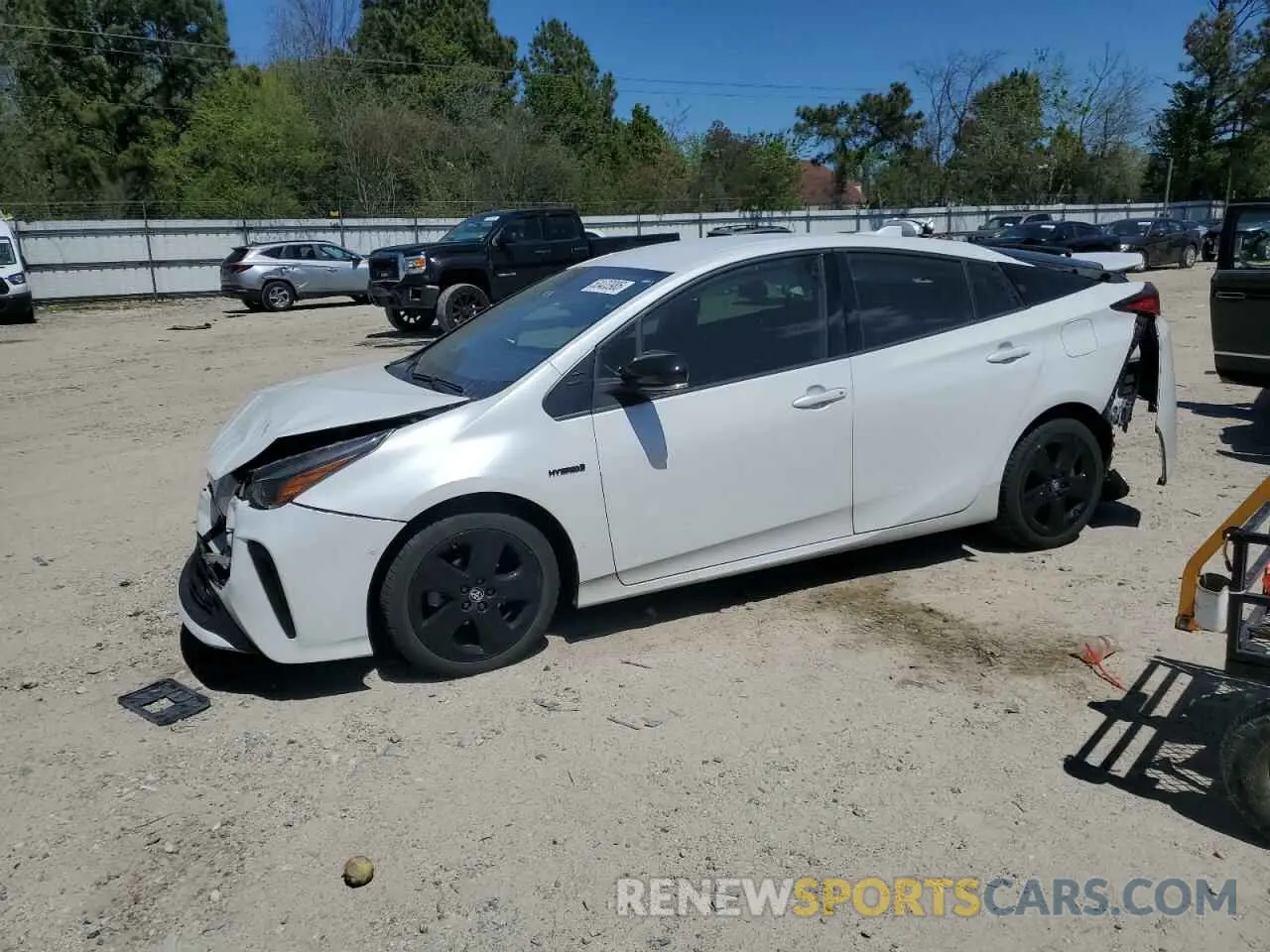 1 Photograph of a damaged car JTDKAMFU4M3127359 TOYOTA PRIUS 2021