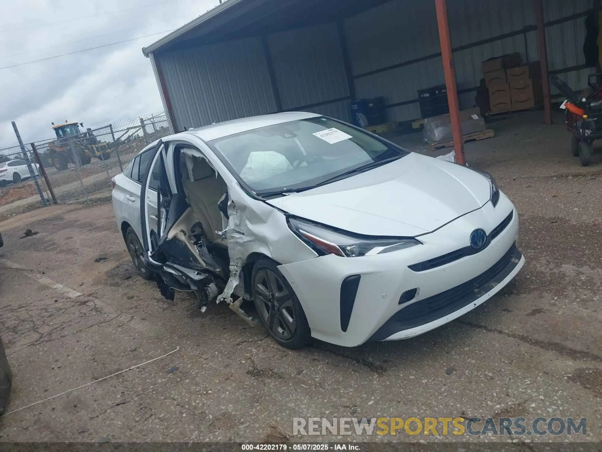 1 Photograph of a damaged car JTDKAMFU4M3130441 TOYOTA PRIUS 2021