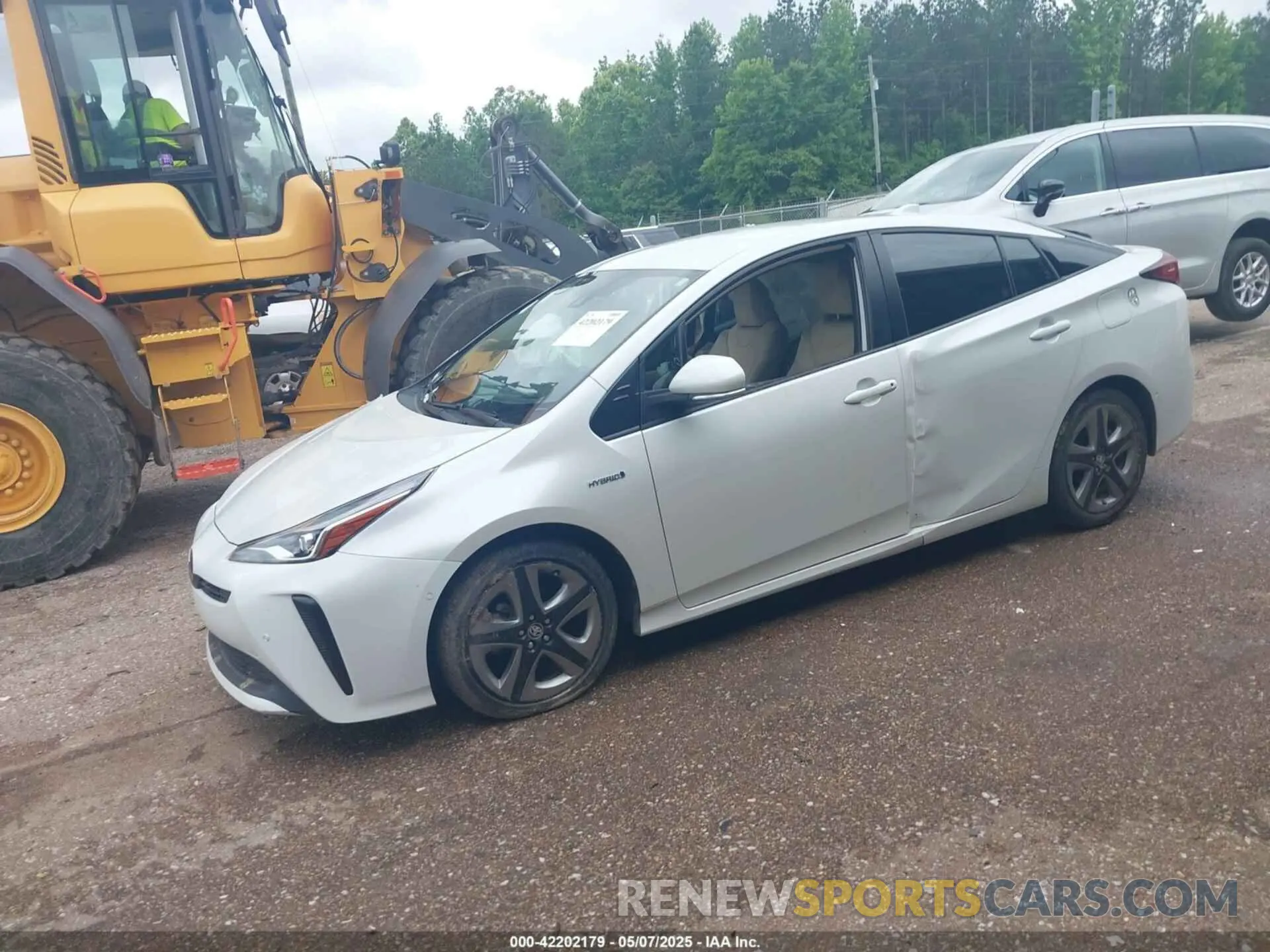 2 Photograph of a damaged car JTDKAMFU4M3130441 TOYOTA PRIUS 2021