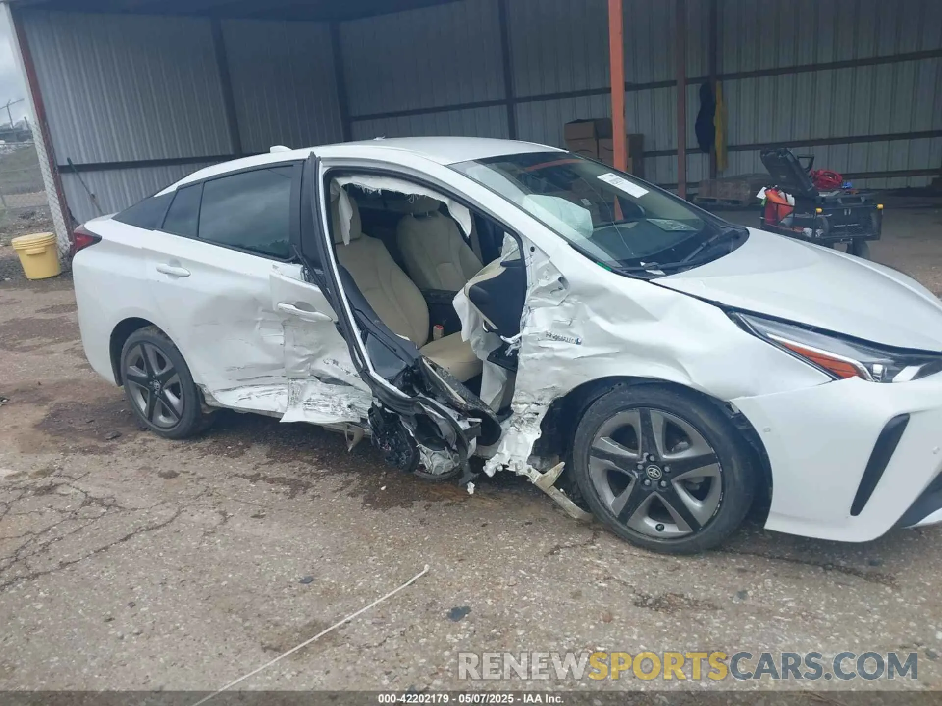 6 Photograph of a damaged car JTDKAMFU4M3130441 TOYOTA PRIUS 2021