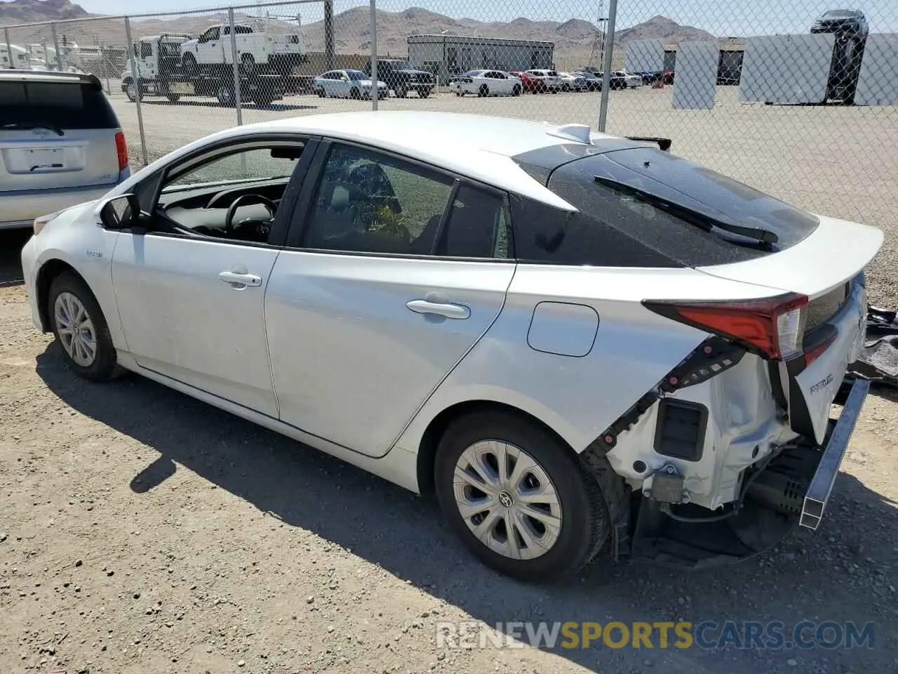 2 Photograph of a damaged car JTDKAMFU4M3131492 TOYOTA PRIUS 2021