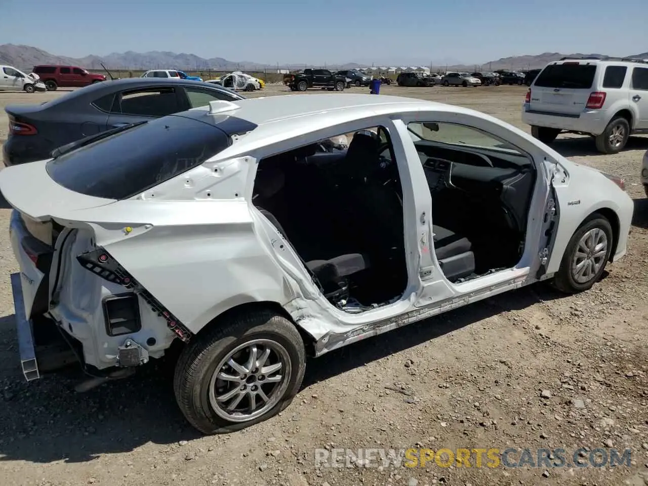 3 Photograph of a damaged car JTDKAMFU4M3131492 TOYOTA PRIUS 2021