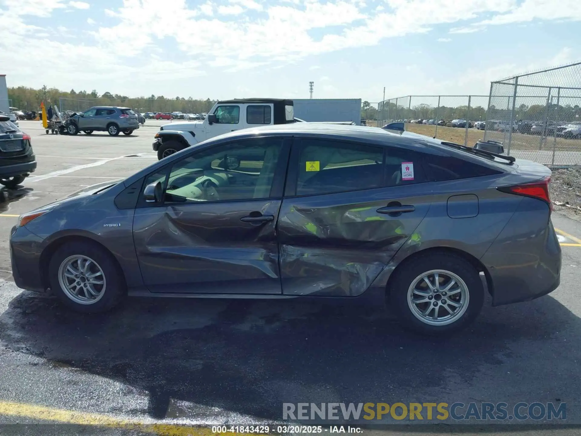 14 Photograph of a damaged car JTDKAMFU4M3134778 TOYOTA PRIUS 2021