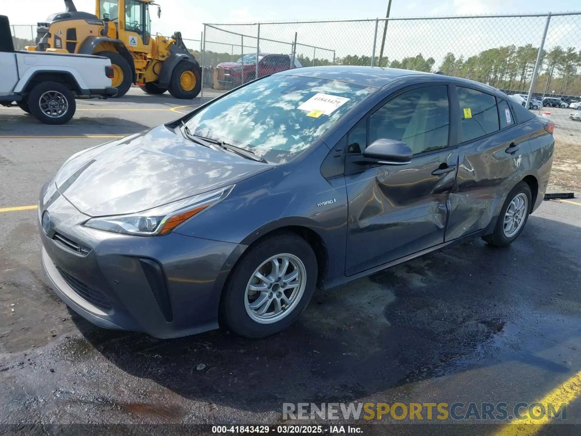 2 Photograph of a damaged car JTDKAMFU4M3134778 TOYOTA PRIUS 2021