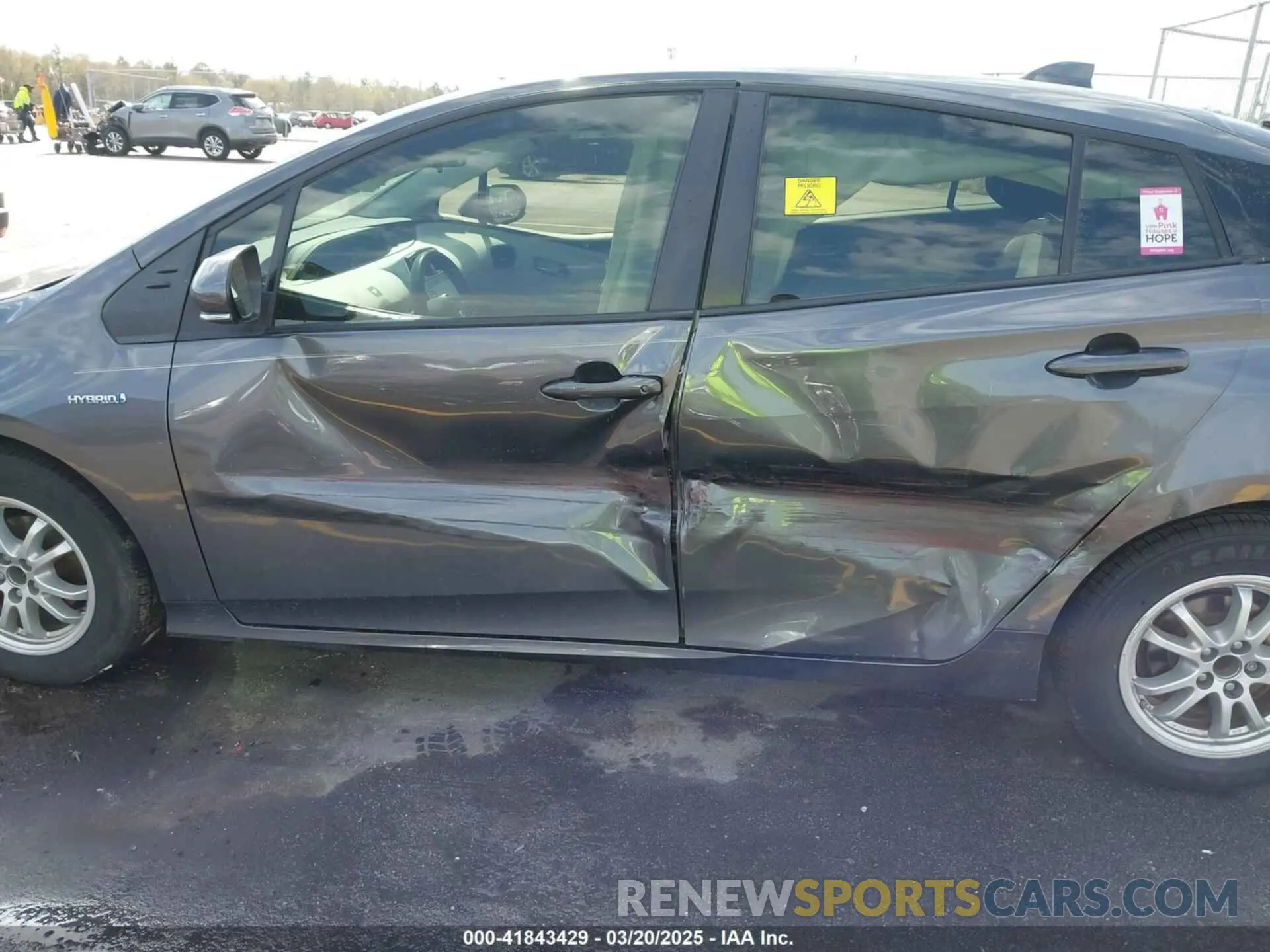6 Photograph of a damaged car JTDKAMFU4M3134778 TOYOTA PRIUS 2021