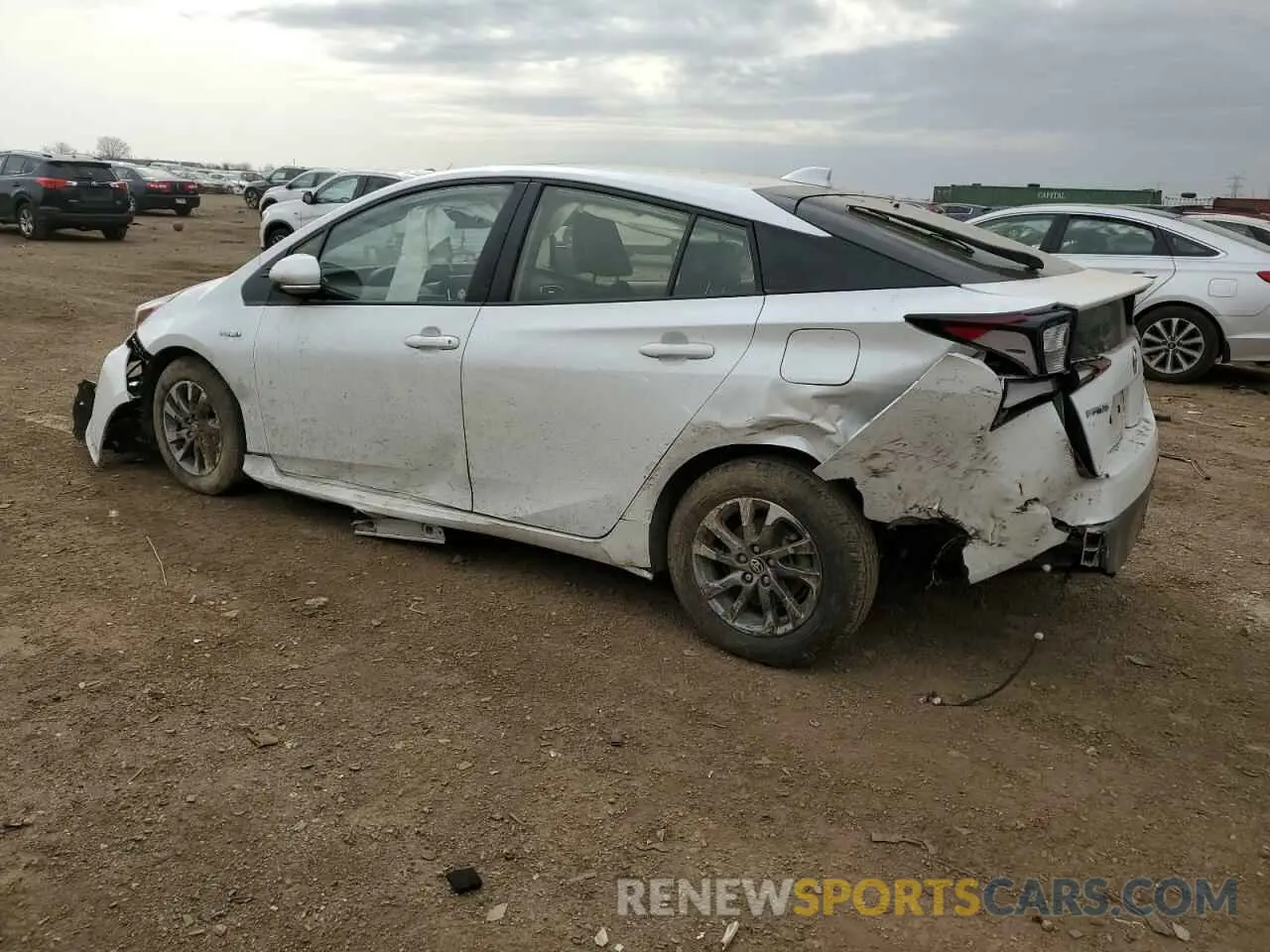2 Photograph of a damaged car JTDKAMFU4M3136496 TOYOTA PRIUS 2021