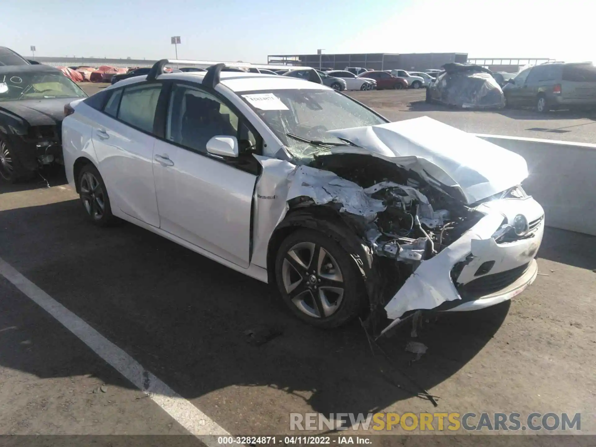 1 Photograph of a damaged car JTDKAMFU4M3137275 TOYOTA PRIUS 2021