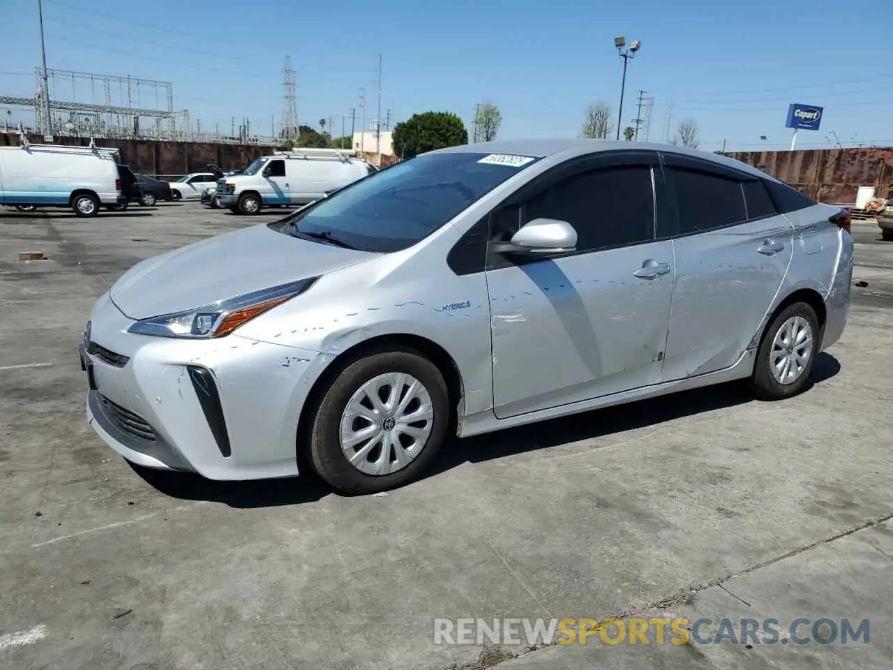 1 Photograph of a damaged car JTDKAMFU4M3139379 TOYOTA PRIUS 2021