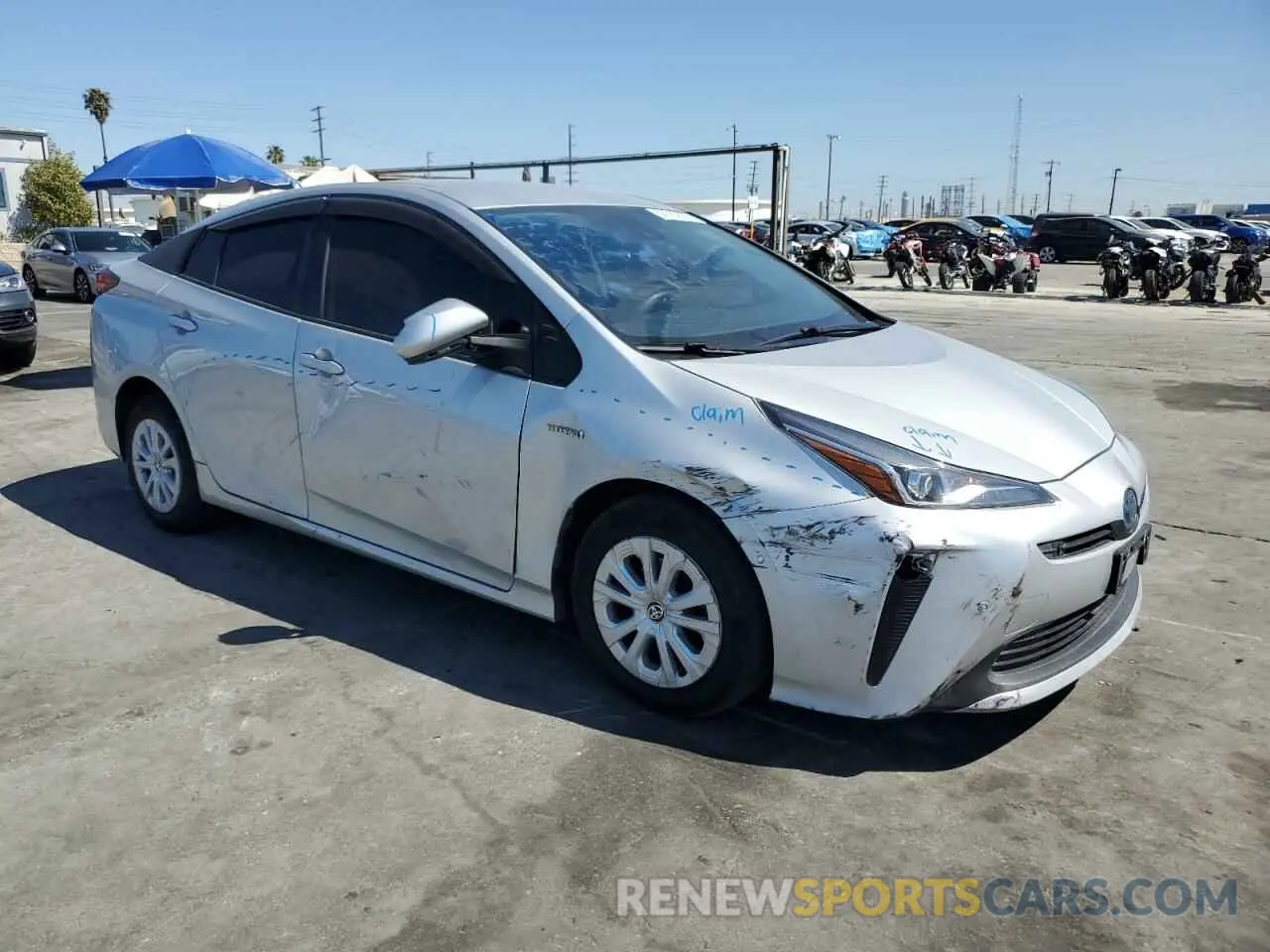 4 Photograph of a damaged car JTDKAMFU4M3139379 TOYOTA PRIUS 2021